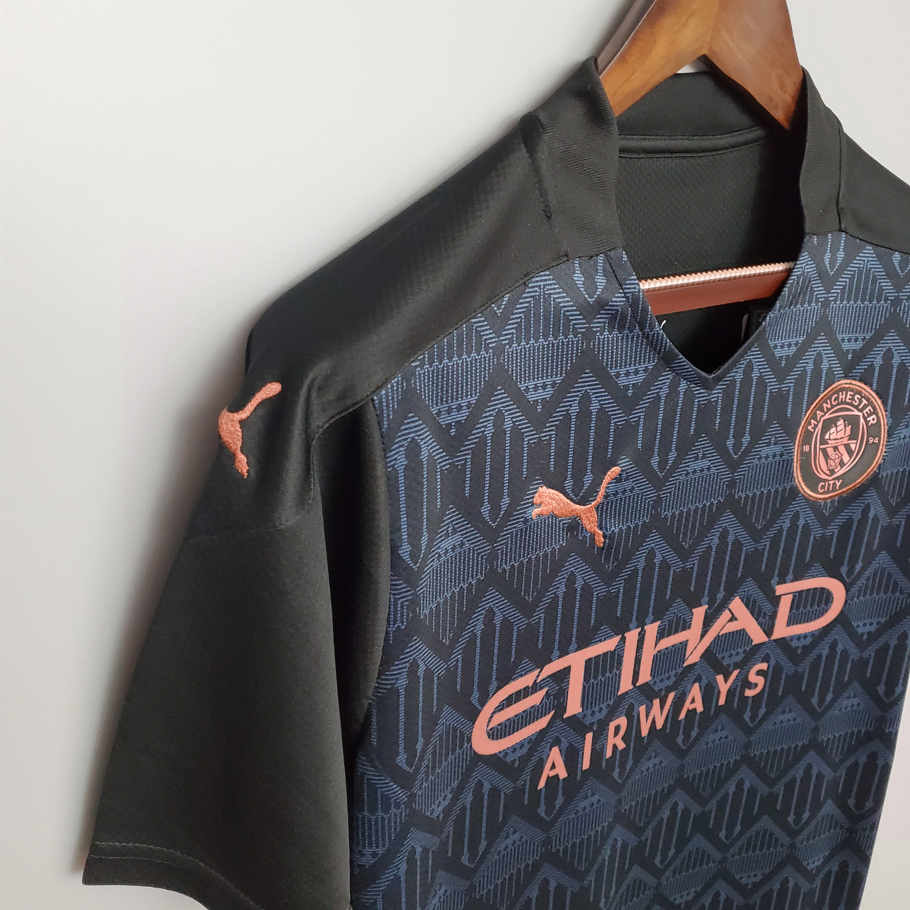 Manchester City 20-21 Away Stadium Jersey - Fans Version - ReplicasJersey