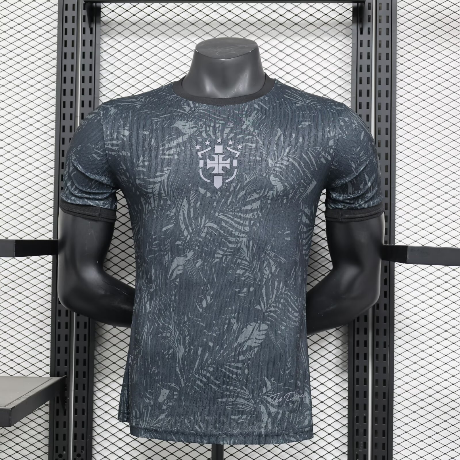 Brazil 2024-25 COMMA Neymar Black Jersey - Player Version - ReplicasJersey