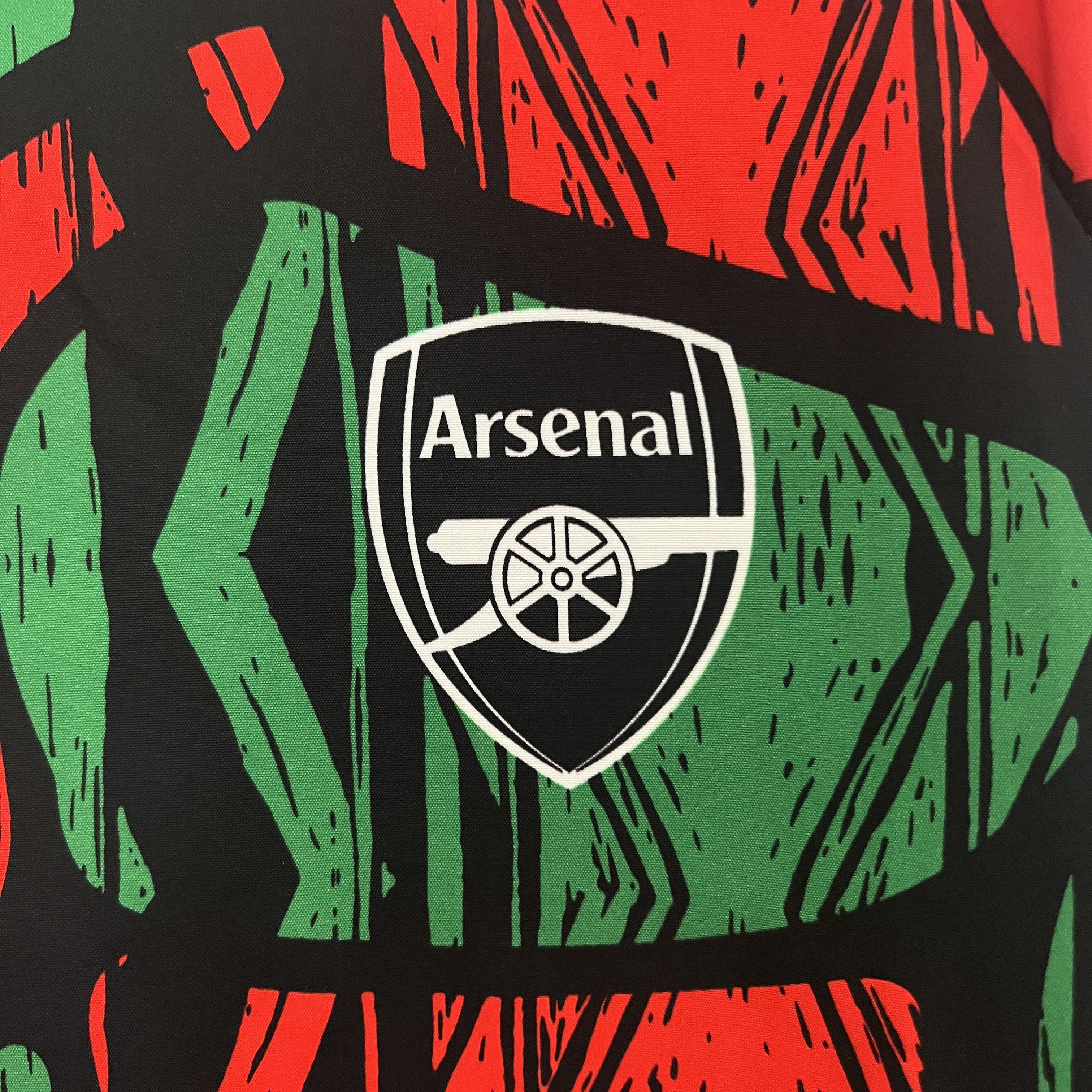 Arsenal 24-25 Double Sided Reversible Windbreaker - Black & Red - ReplicasJersey