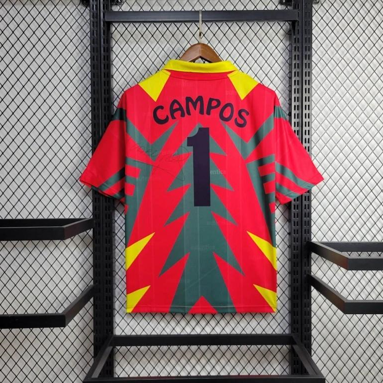 Retro Mexico 1998 World Cup Goalkeeper Red Jersey - ReplicasJersey