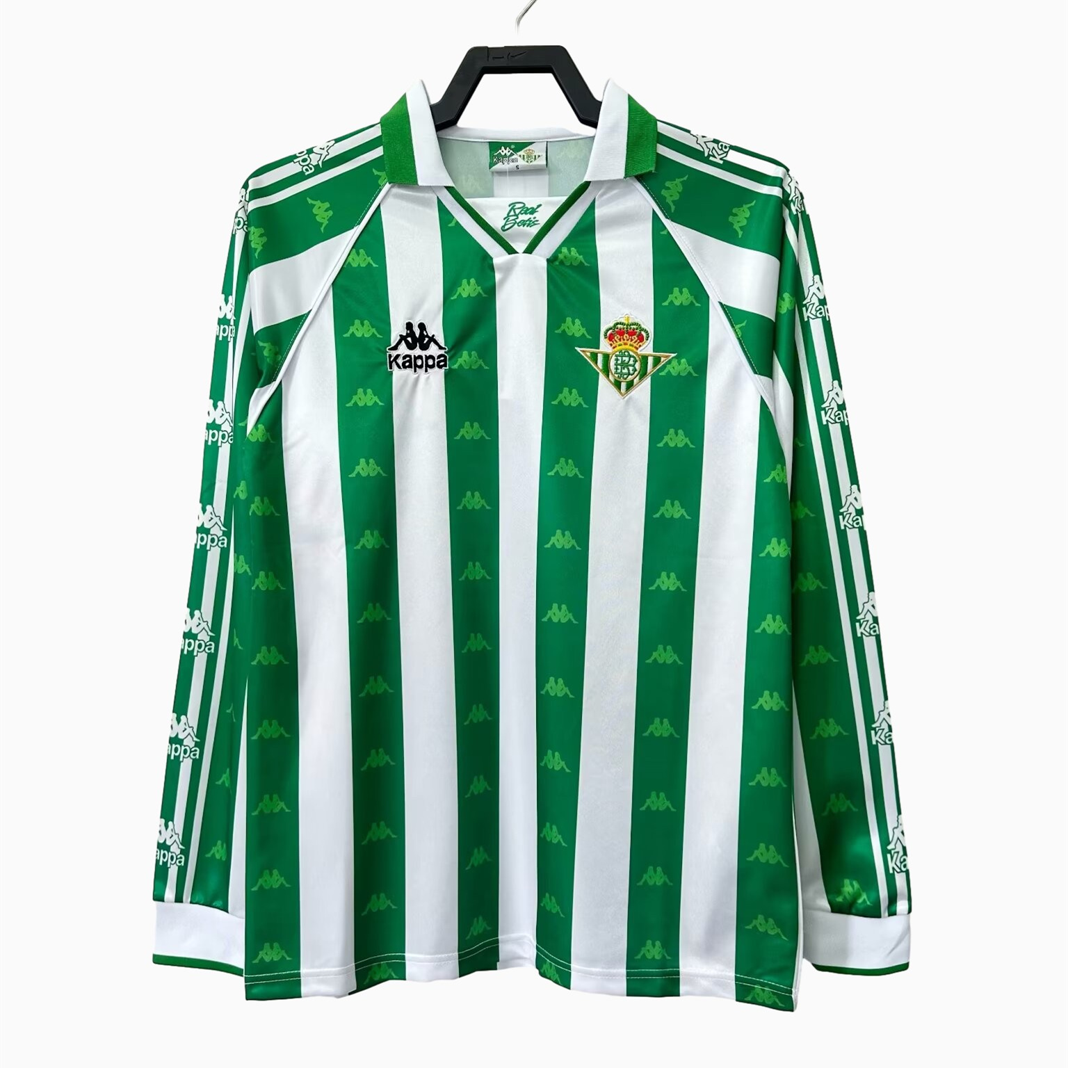 Retro Real Betis 95-97 Home Stadium Long Sleeve Jersey - ReplicasJersey
