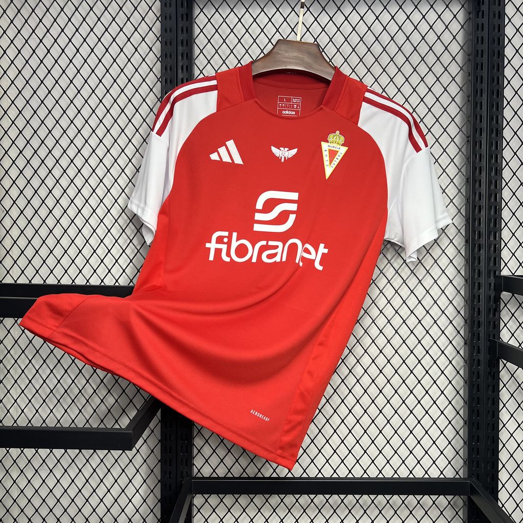 Real Murcia 24-25 Home Jersey - Fans Version - ReplicasJersey