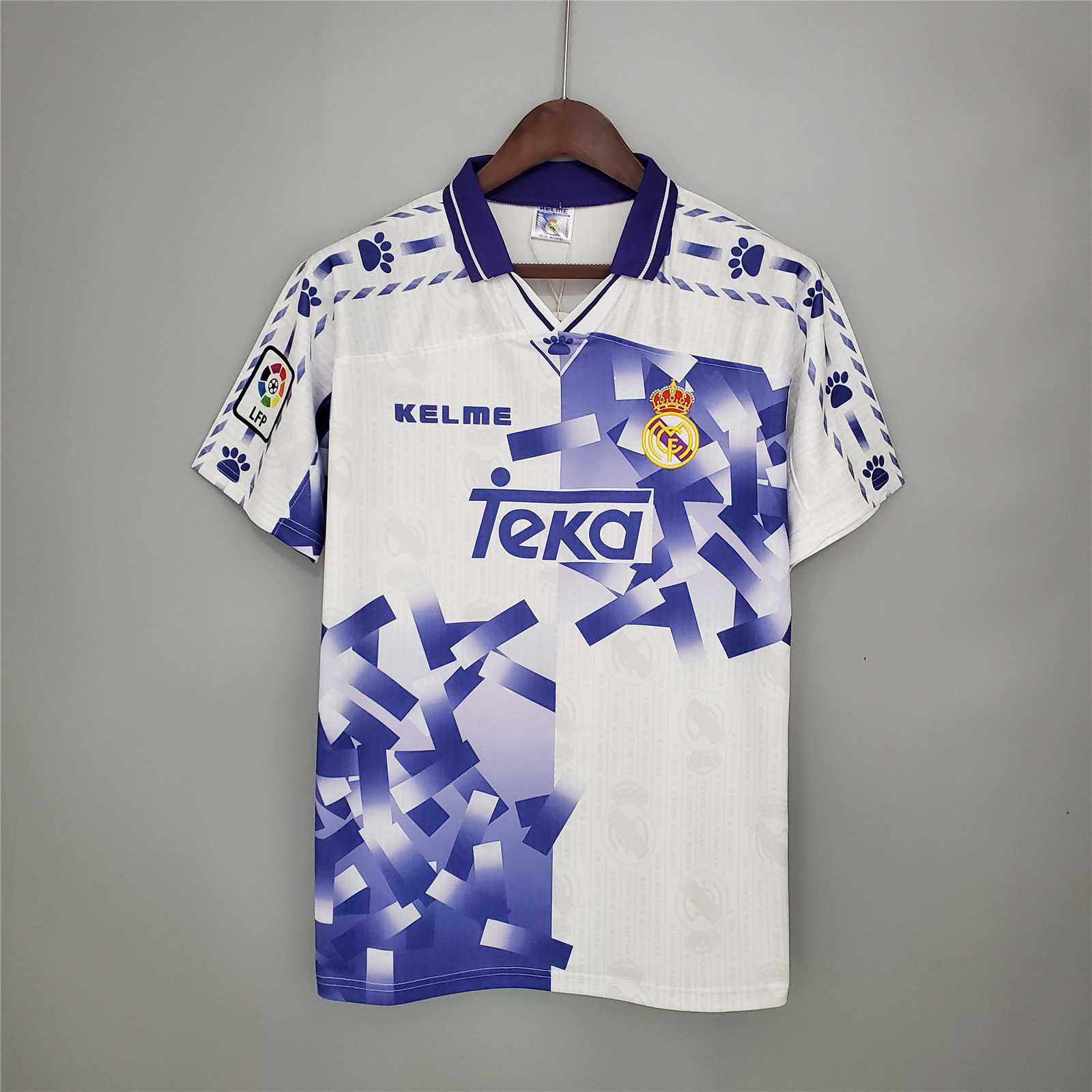 Real Madrid Retro 96-97 Third Away Jersey - ReplicasJersey