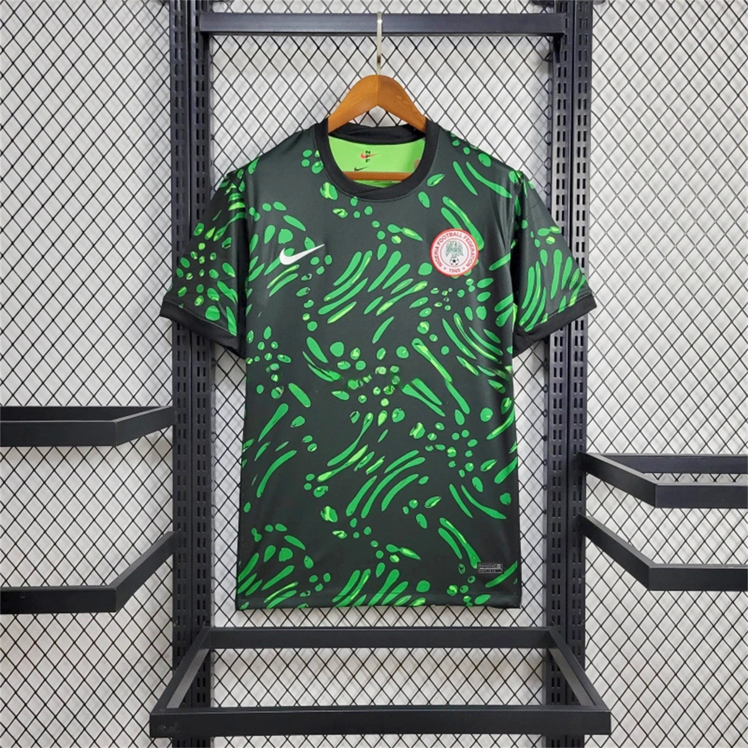Nigeria 24-25 Away Green Jersey - Fans Version - ReplicasJersey