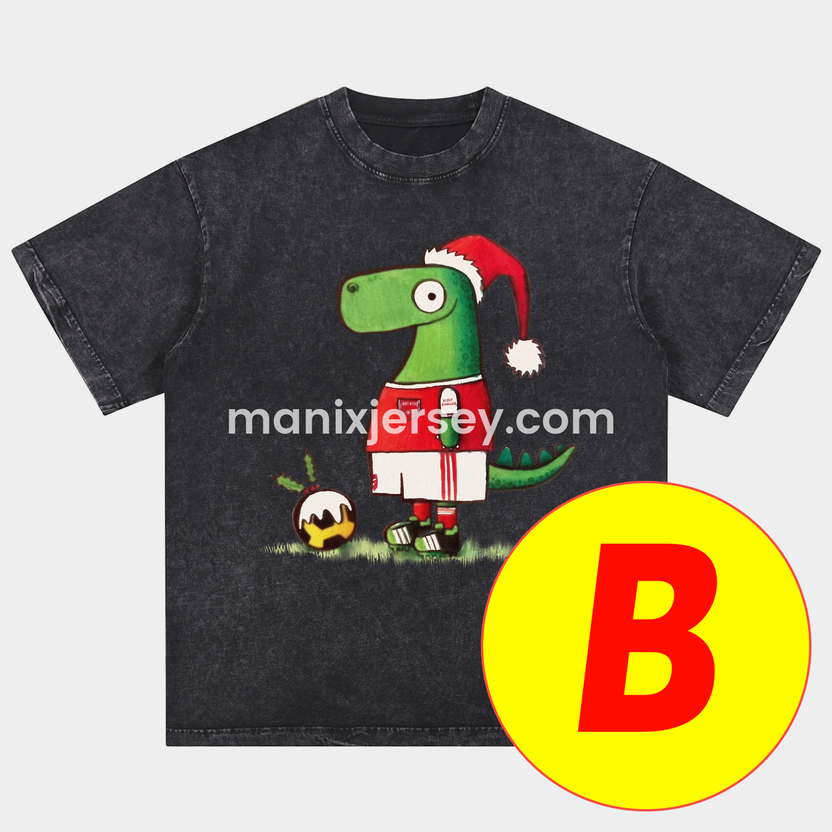Arsenal Henry Wenger Saka Gunners Oversized Washed T-Shirt - ReplicasJersey