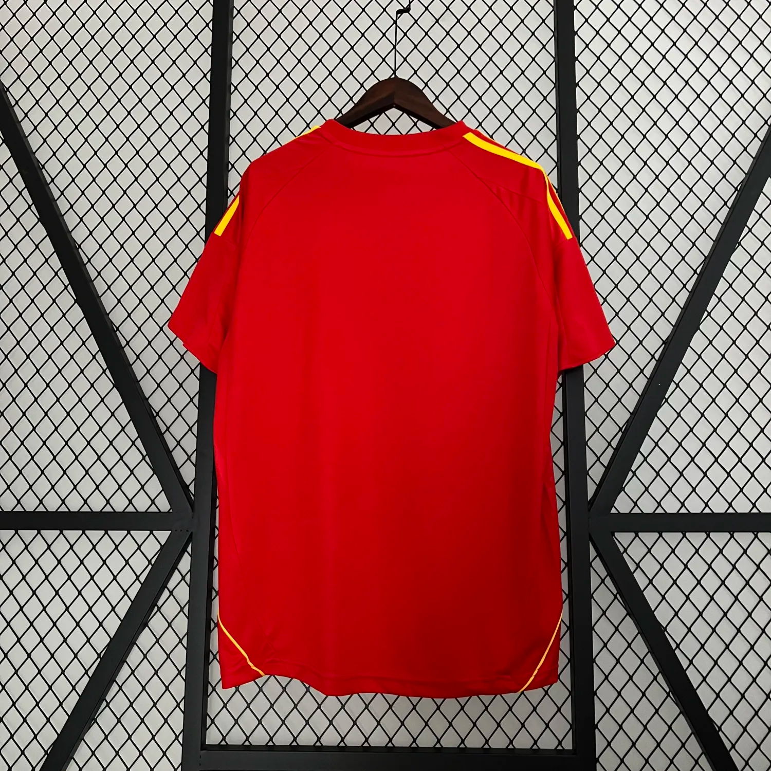 Retro Spain 2008 Home Stadium Jersey - ReplicasJersey