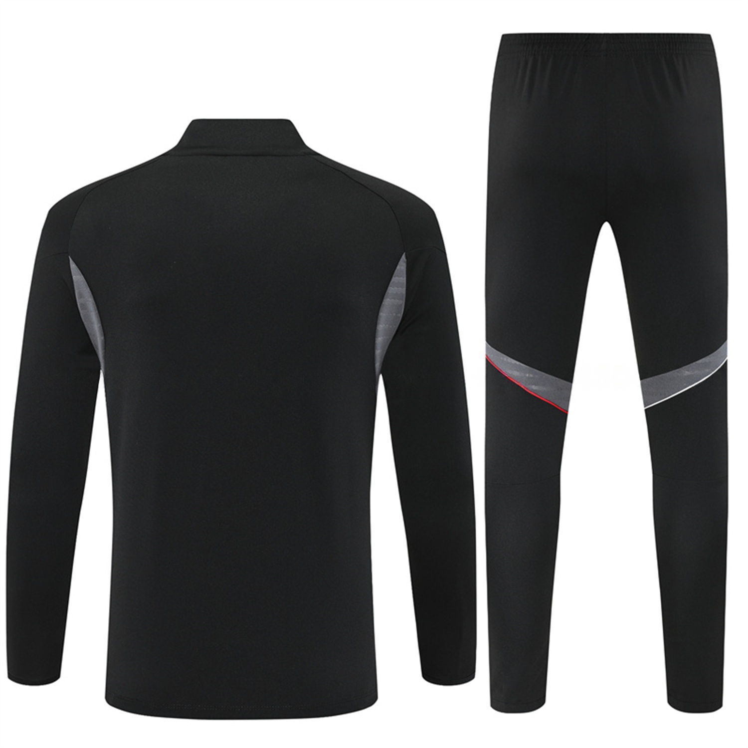 Ajax 25-26 Kids Long Sleeve Training Set - Black Top and Black Pants - ReplicasJersey