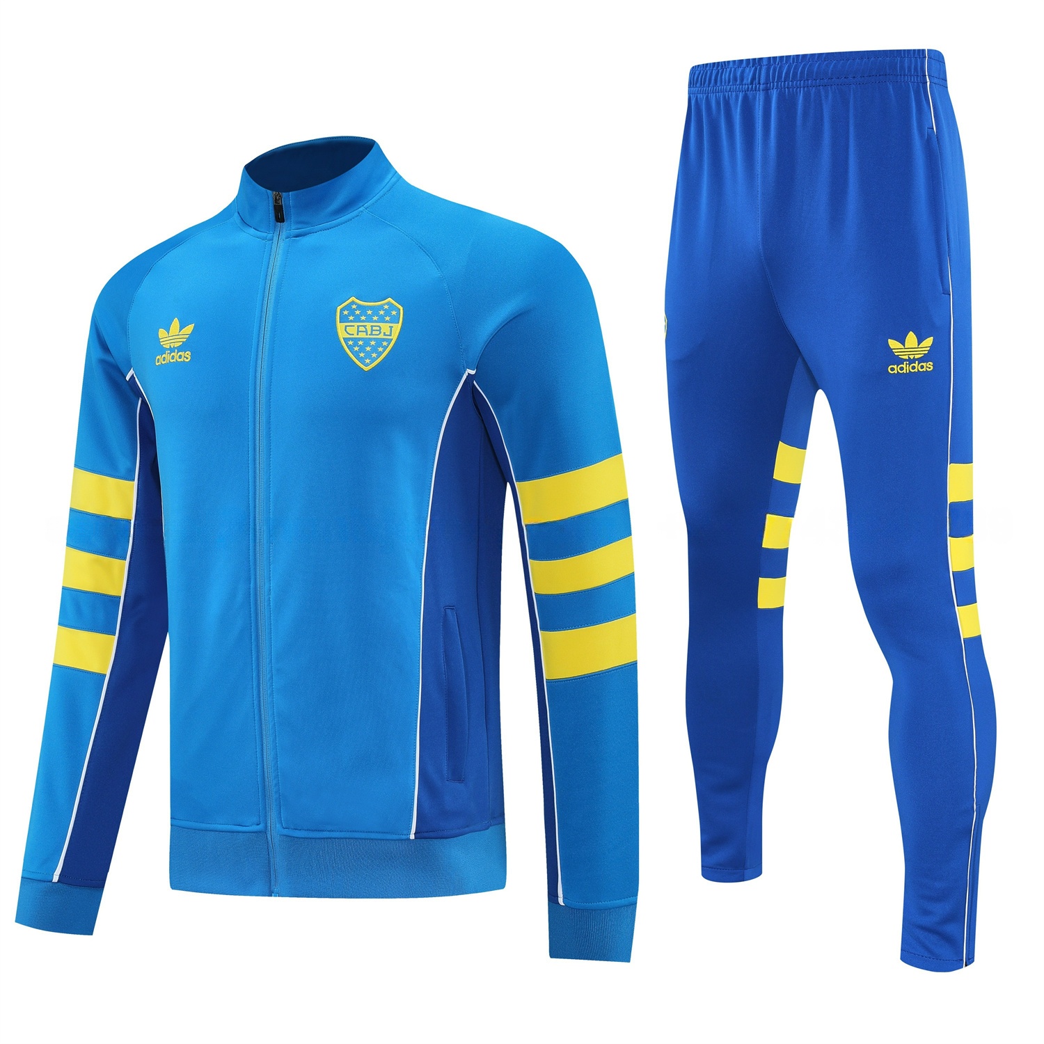 Boca Juniors 25-26 Jacket Training Tracksuit - Light Blue Jackets & Blue Pants - ReplicasJersey