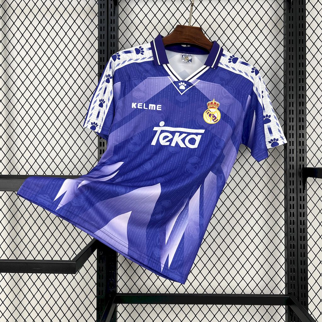 Retro Real Madrid 96-97 Away Jersey - ReplicasJersey