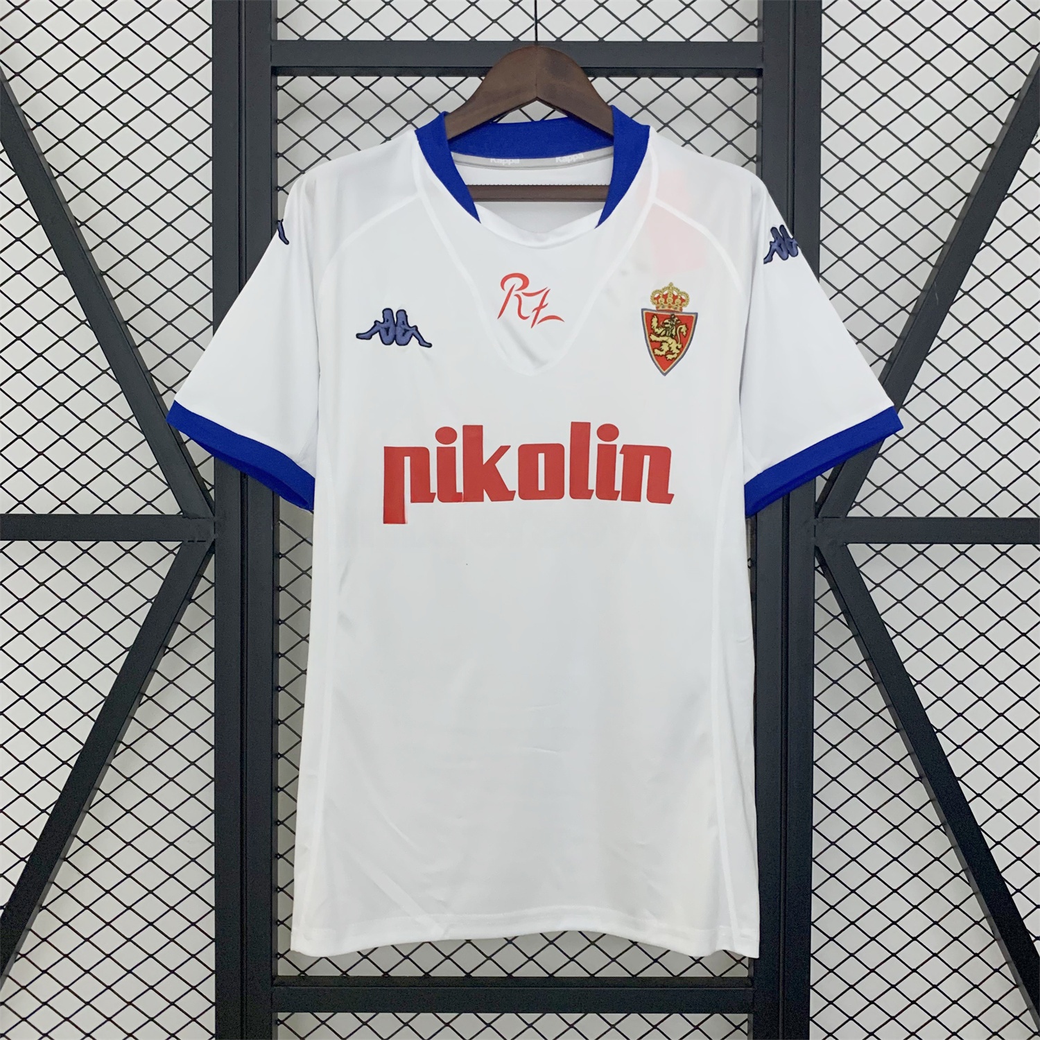 Retro Real Zaragoza 2001-02 Home Jersey - ReplicasJersey