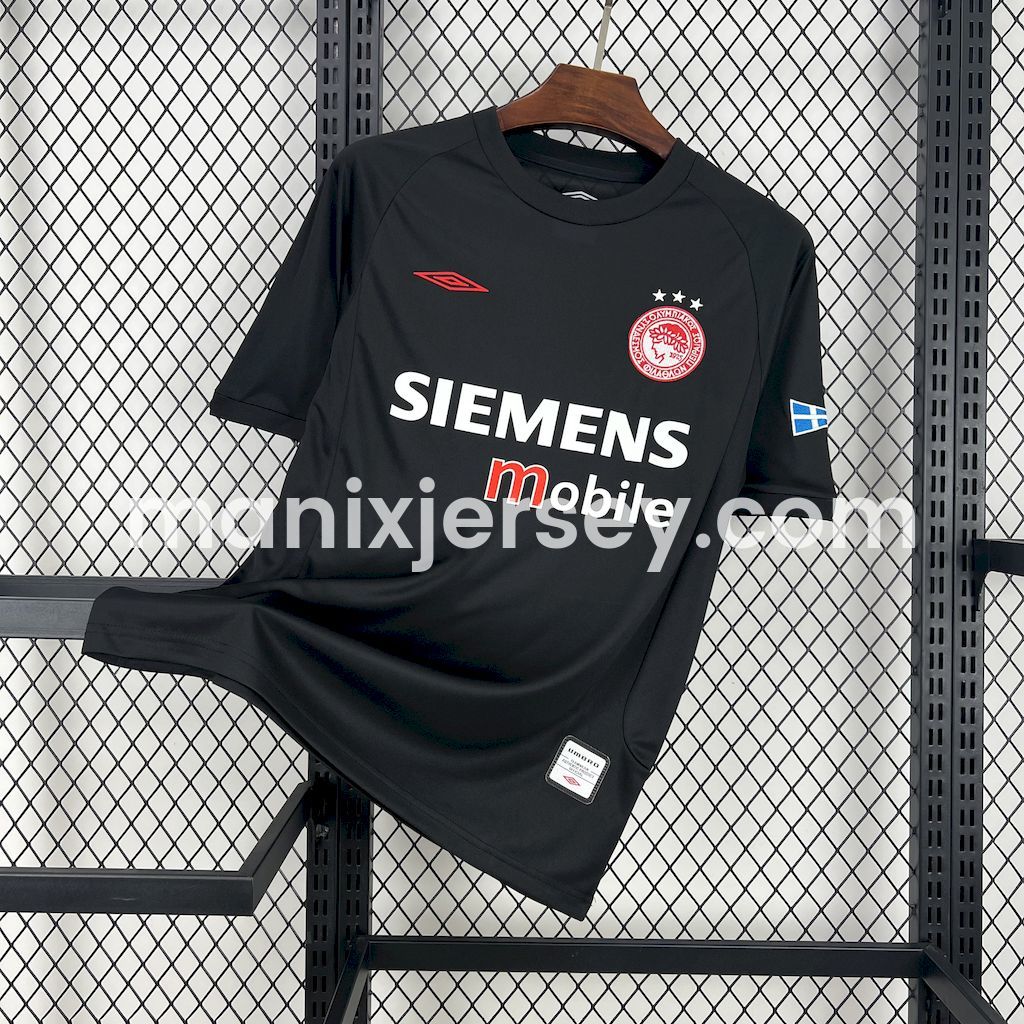 Retro Olympiacos 2004-05 Away Jersey - ReplicasJersey