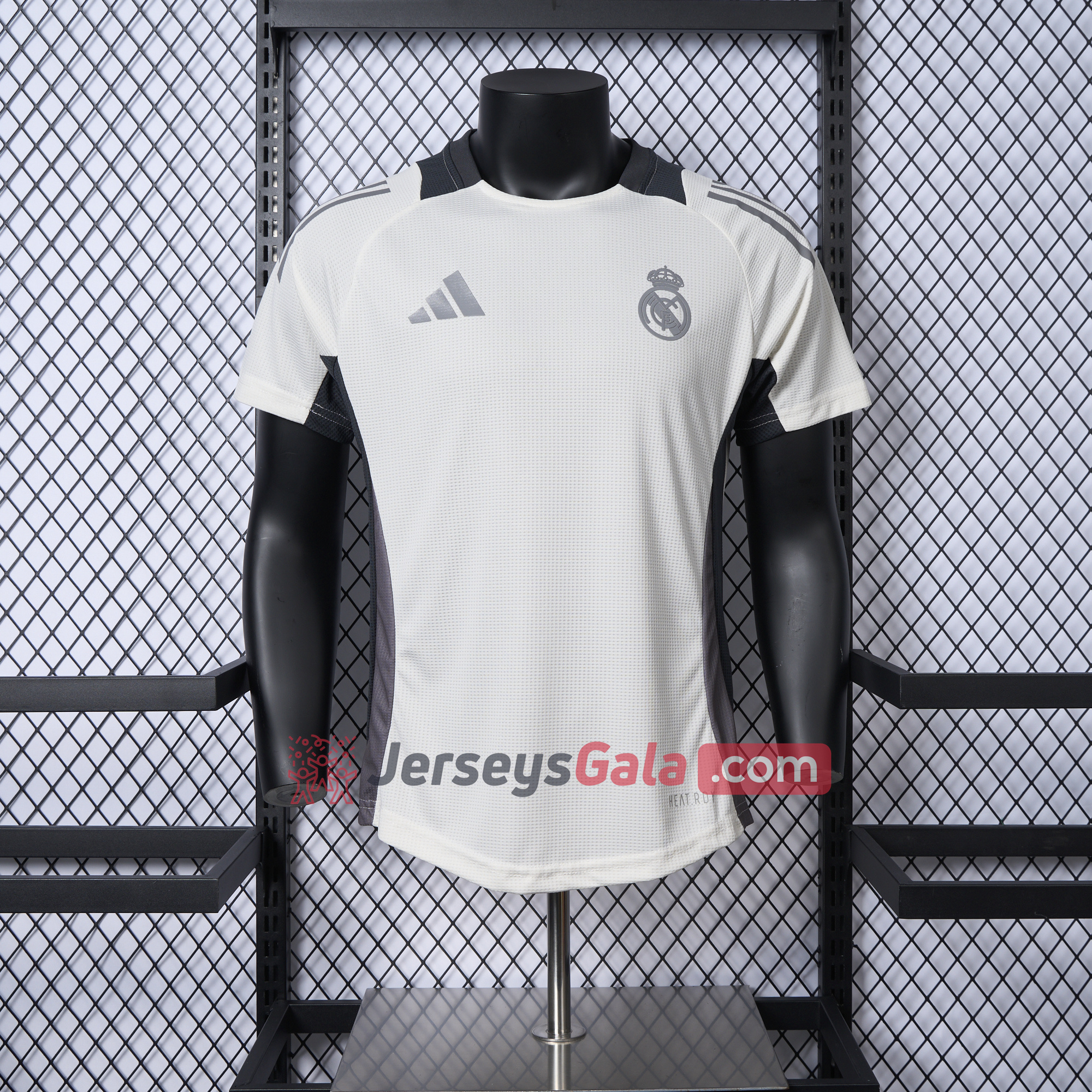 Real Madrid 24-25 White Training Jersey - Player Version - ReplicasJersey