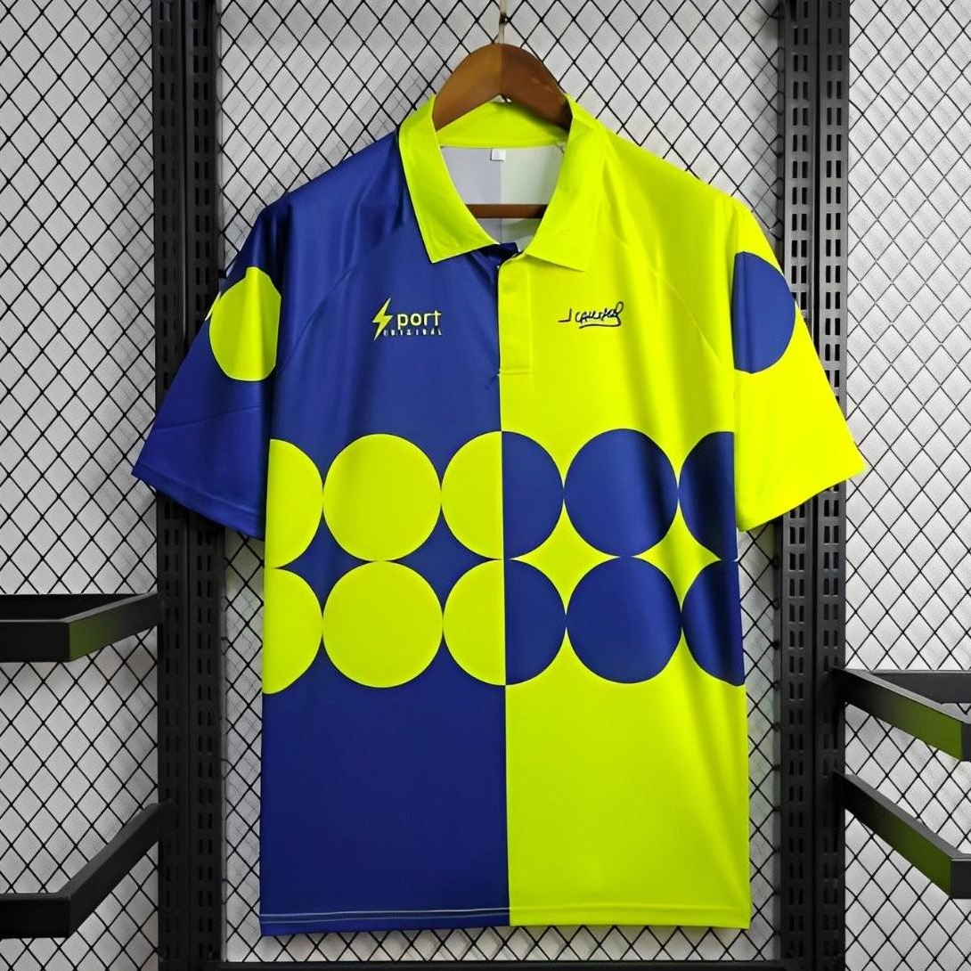 Retro Mexico 1998 World Cup Goalkeeper Green Blue Jersey - ReplicasJersey