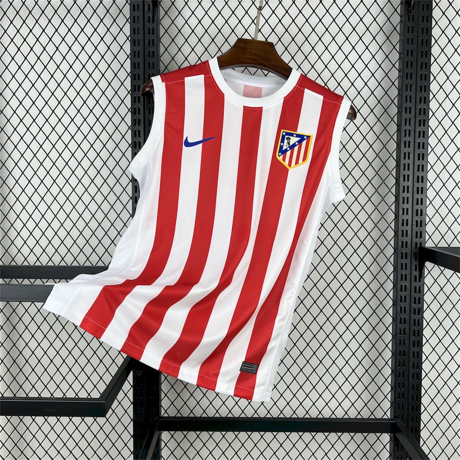 Atletico Madrid 25-26 Home Unsponsored Training Vest - Fans Version - ReplicasJersey