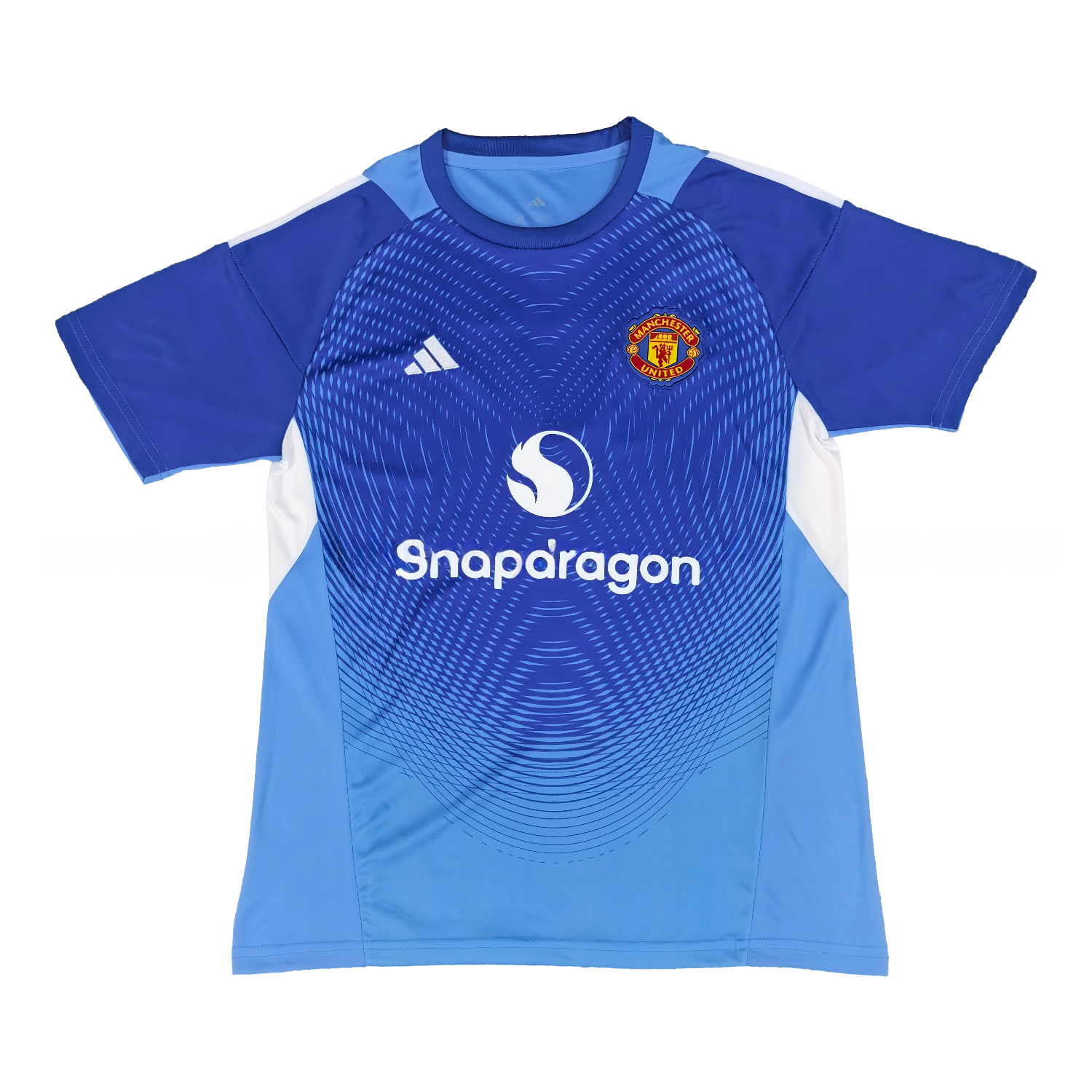 Manchester United 25-26 Blue Goalkeeper Jersey - Fans Version - ReplicasJersey