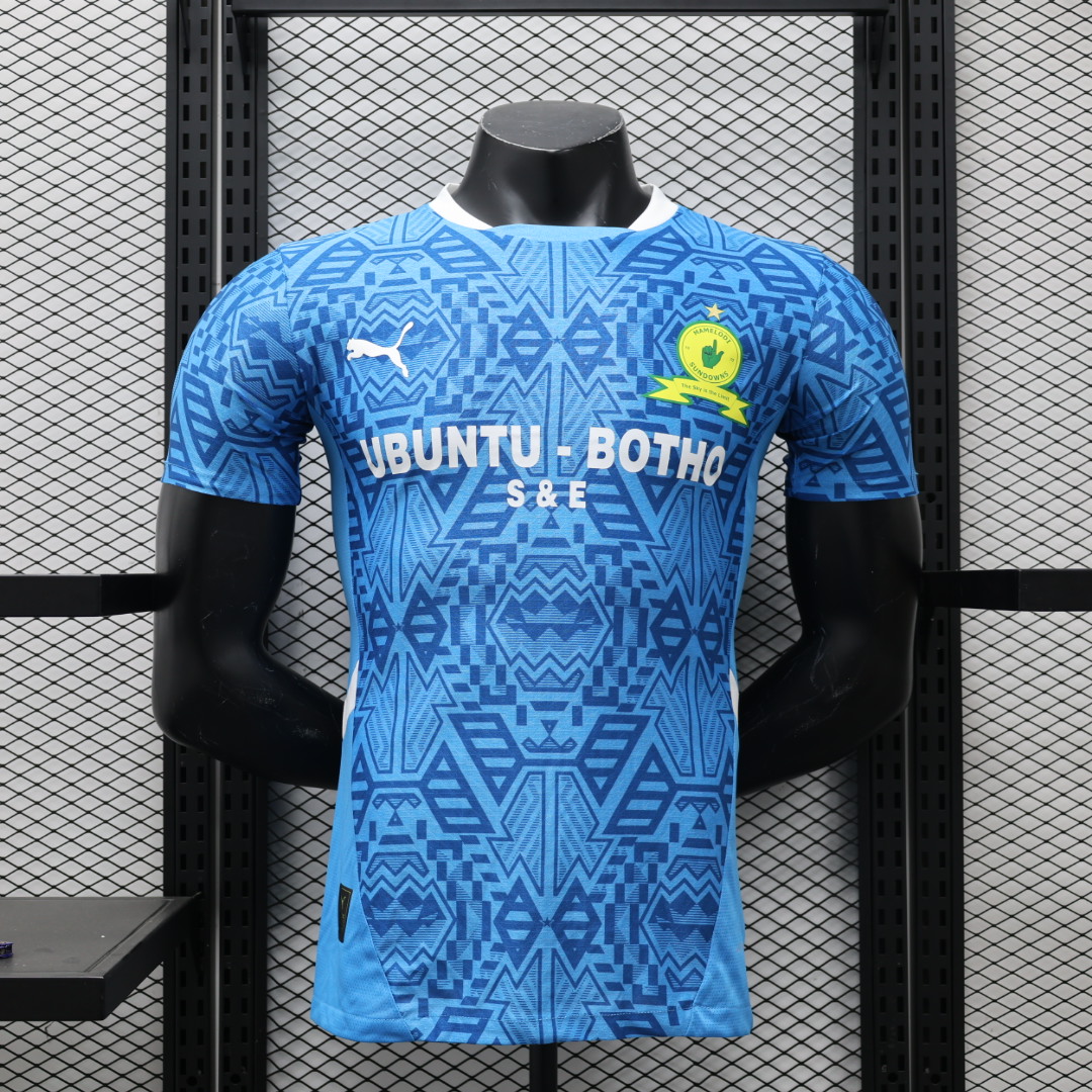 Mamelodi Sundowns 24-25 Away Jersey - Player Version - ReplicasJersey
