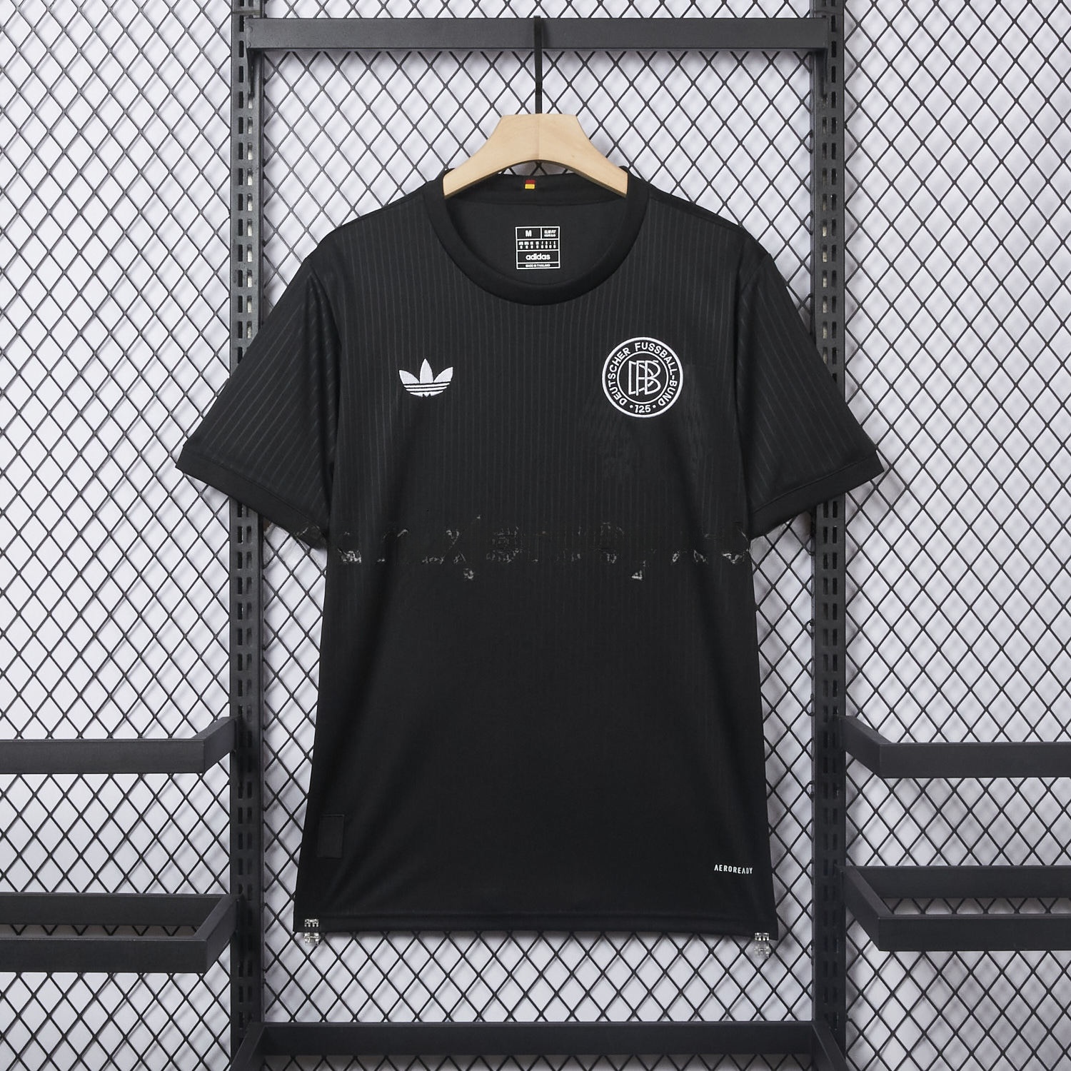 Germany 2025 Black 125-Year Anniversary Commemorative Edition Jersey - Fans Version - ReplicasJersey