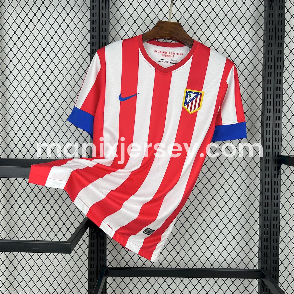 Retro Atletico Madrid 2012-13 Home Jersey - ReplicasJersey