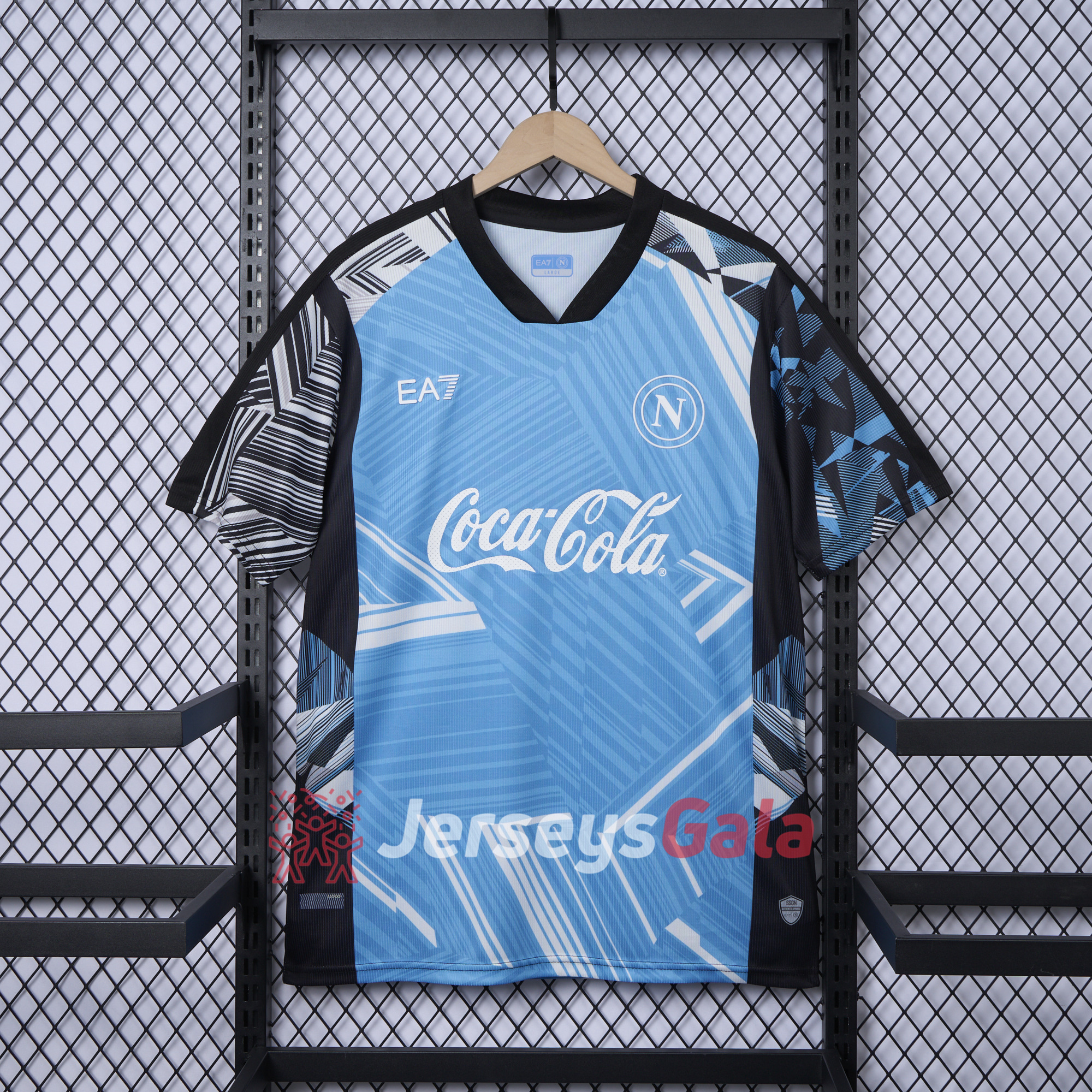 Napoli 24-25 Pre-Match Training Jersey - Fans Version - ReplicasJersey
