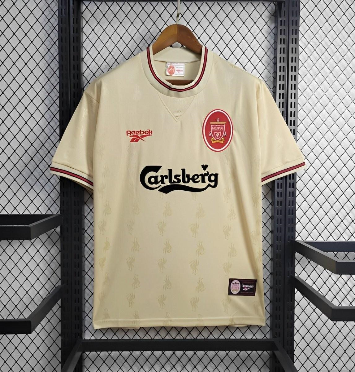 Retro Liver.pool 1996-97 Away Jersey - ReplicasJersey