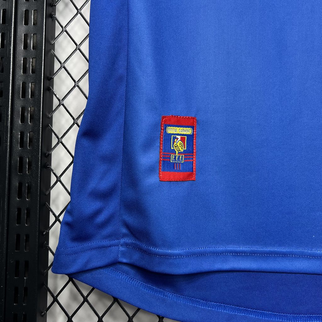 Retro France 1998 Home Stadium Jersey - ReplicasJersey