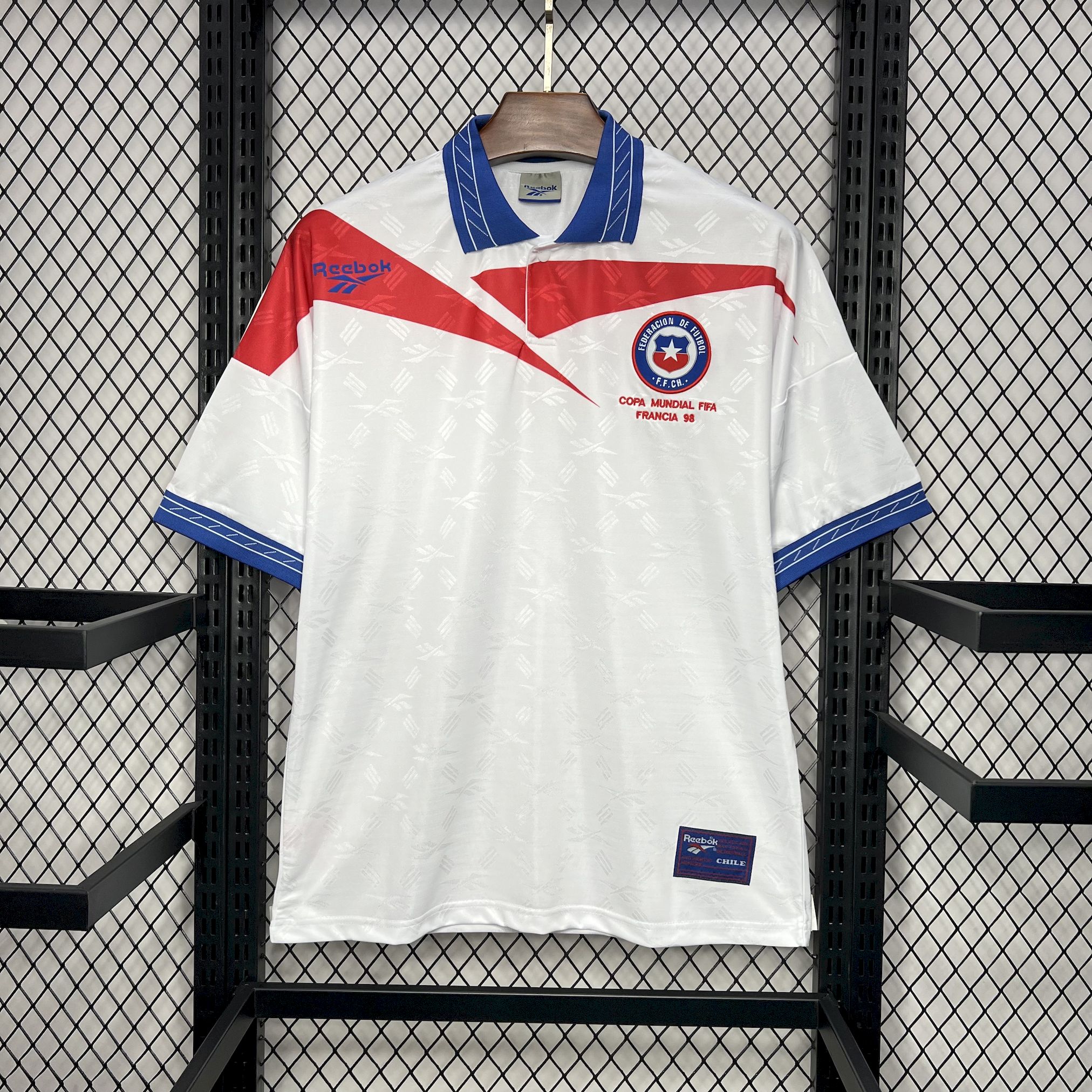 Retro Chile 1998 Away Jersey - ReplicasJersey
