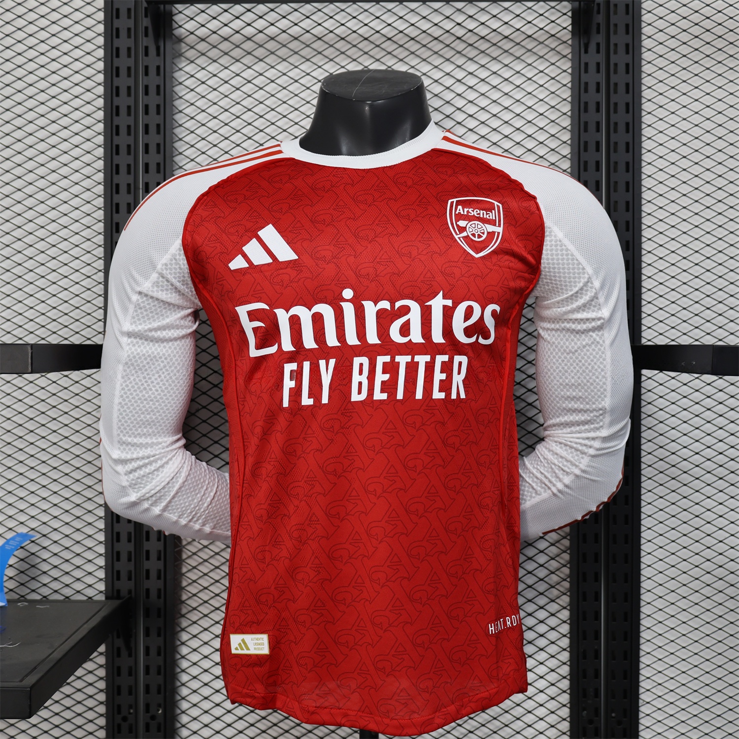 Arsenal 25-26 Home Long Sleeves Jersey - Player Version - ReplicasJersey