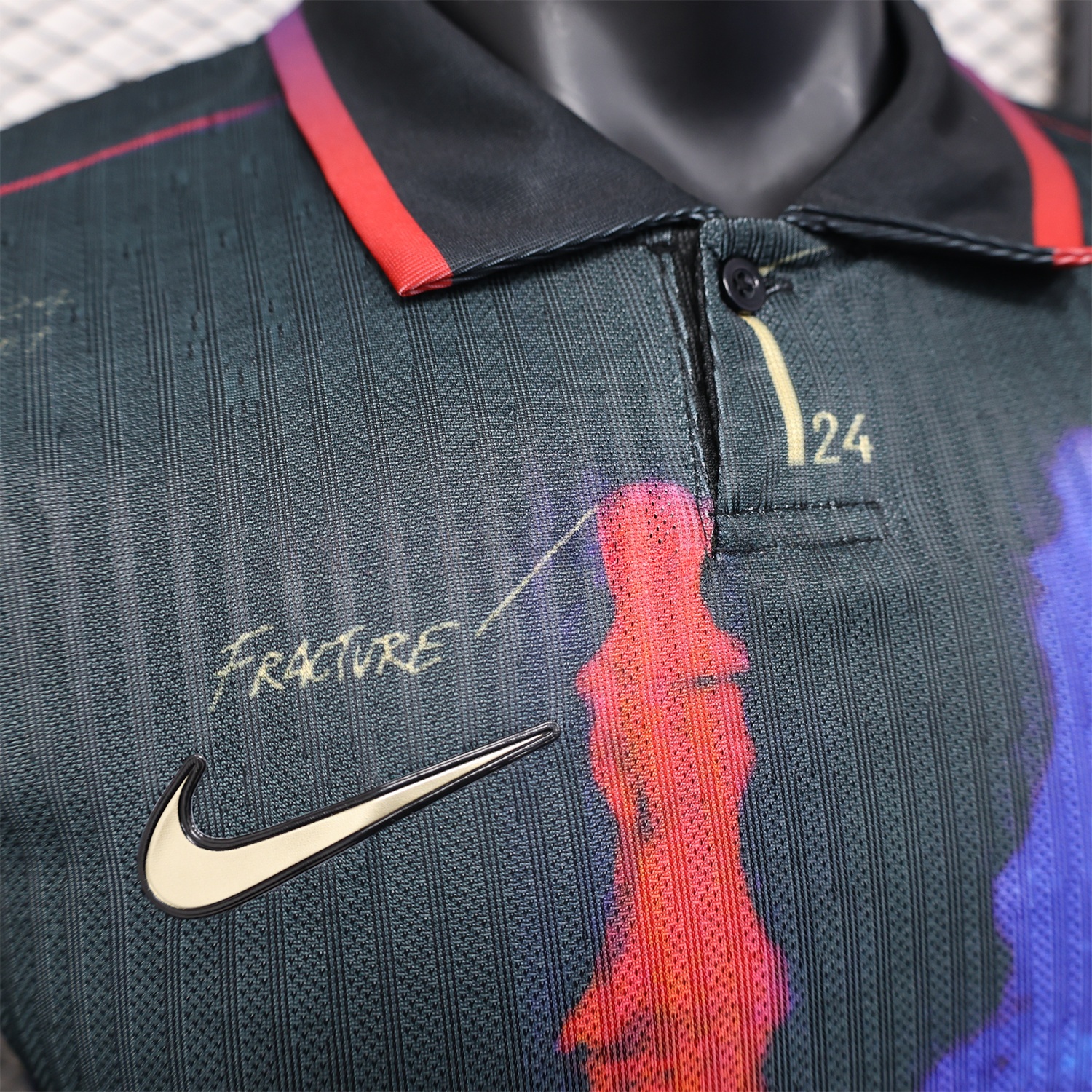 B.A.R.S.A 24-25 Red and Blue Hand Special Edition Jersey - Player Version - ReplicasJersey