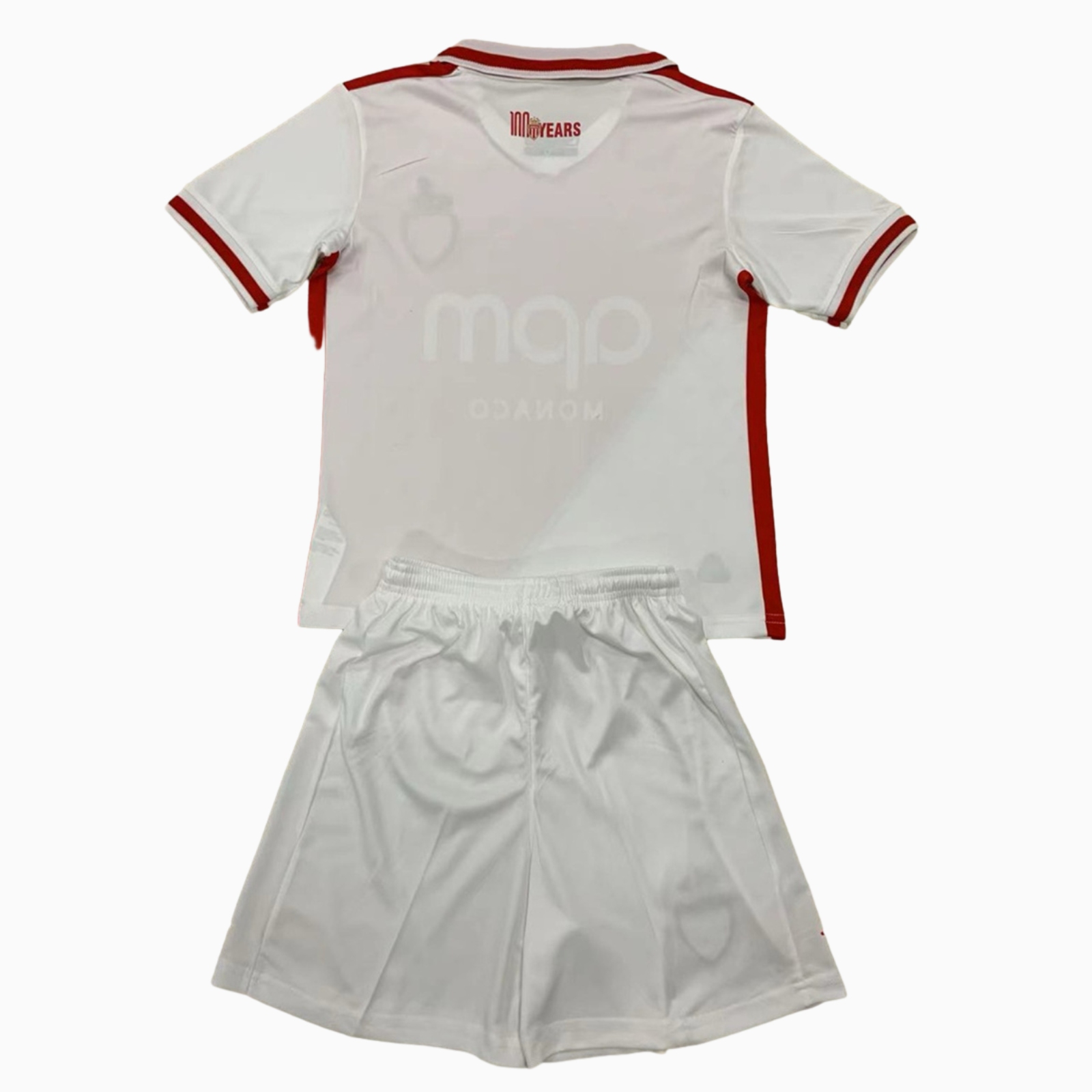 AS Monaco 24-25 Home Men's Adult Jersey Set - Fans Version - ReplicasJersey
