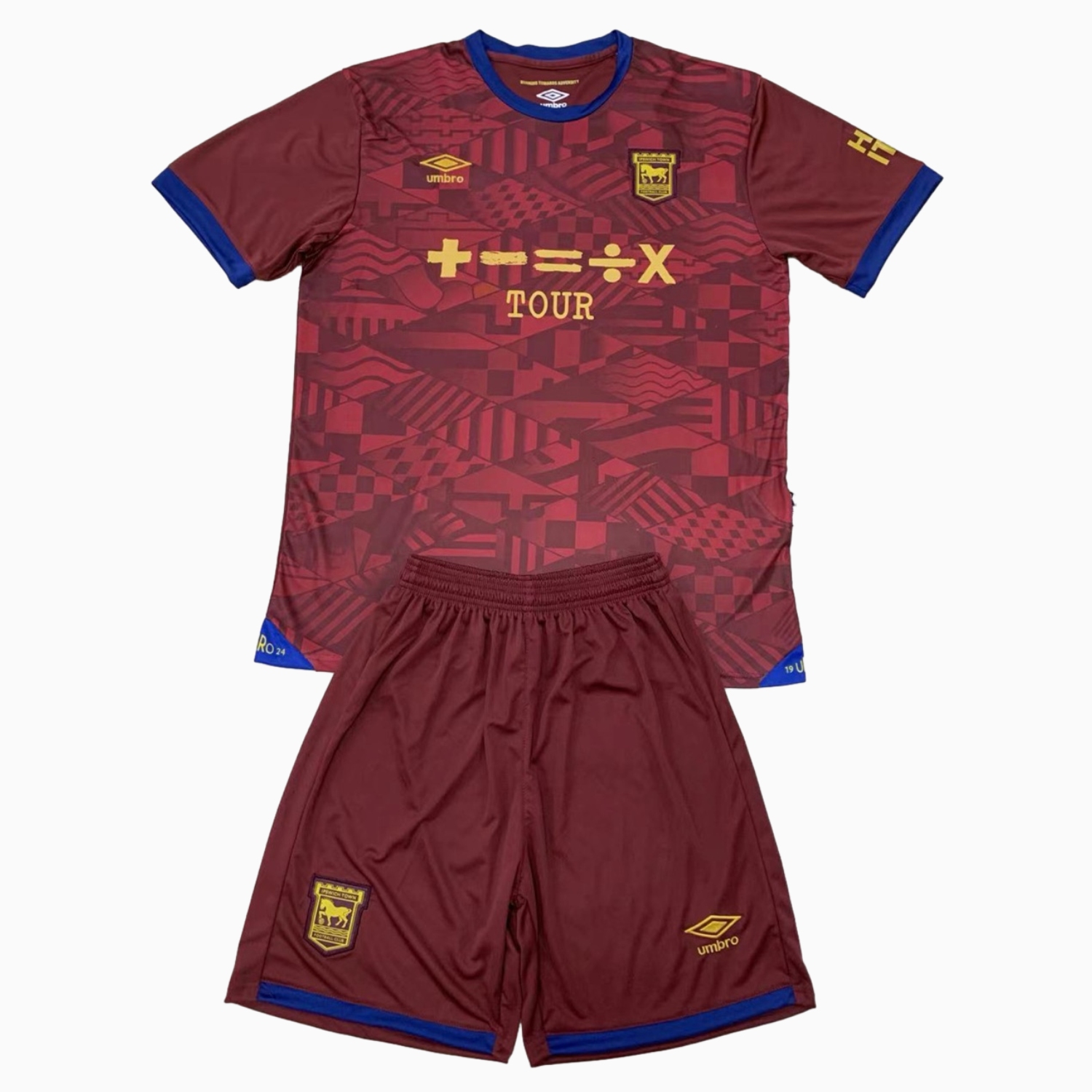 Ipswich Town 24-25 Away Men's Adult Jersey Set - Fans Version - ReplicasJersey