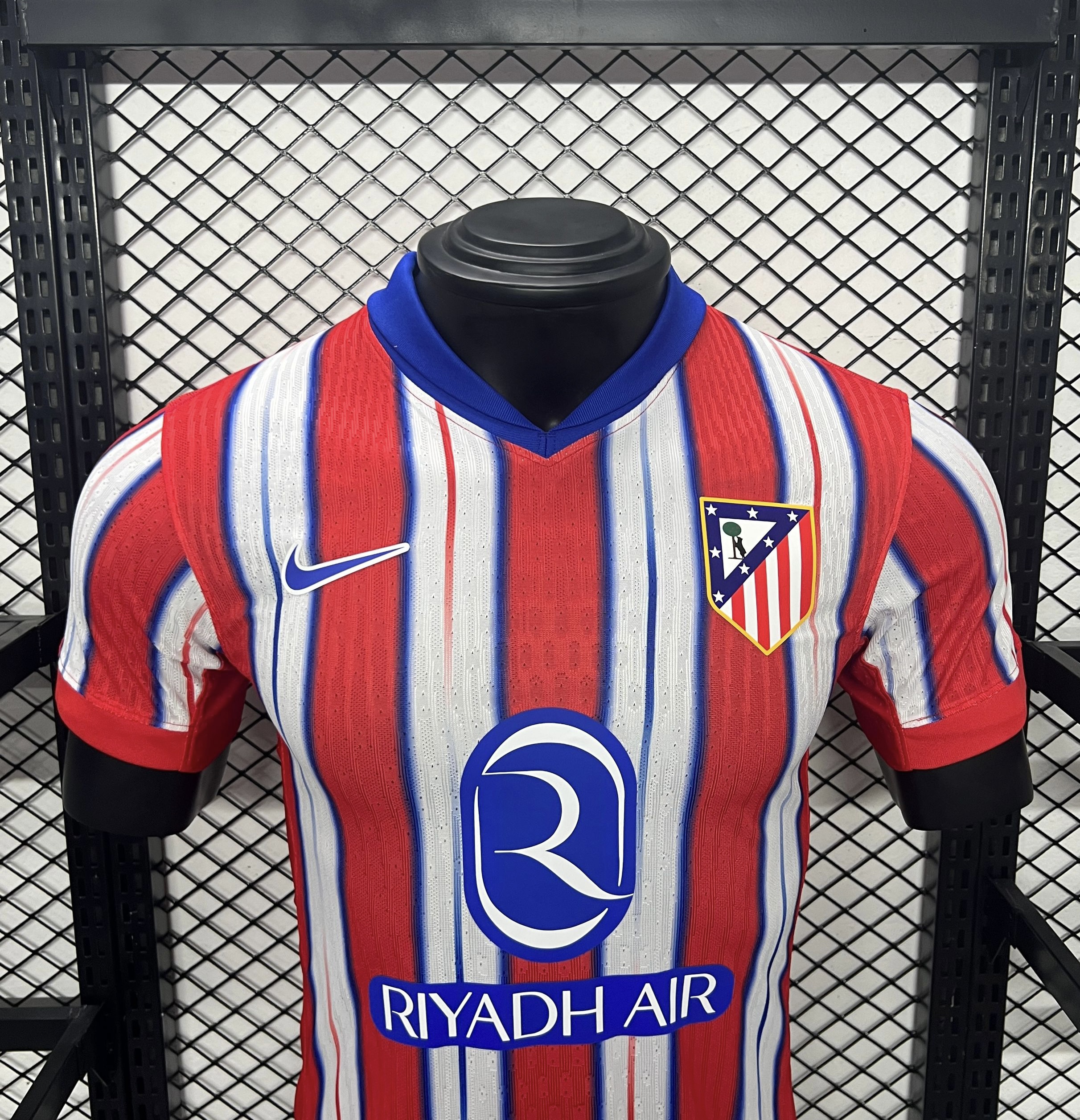 Atletico Madrid 24-25 Home Stadium Jersey - Player Version - ReplicasJersey