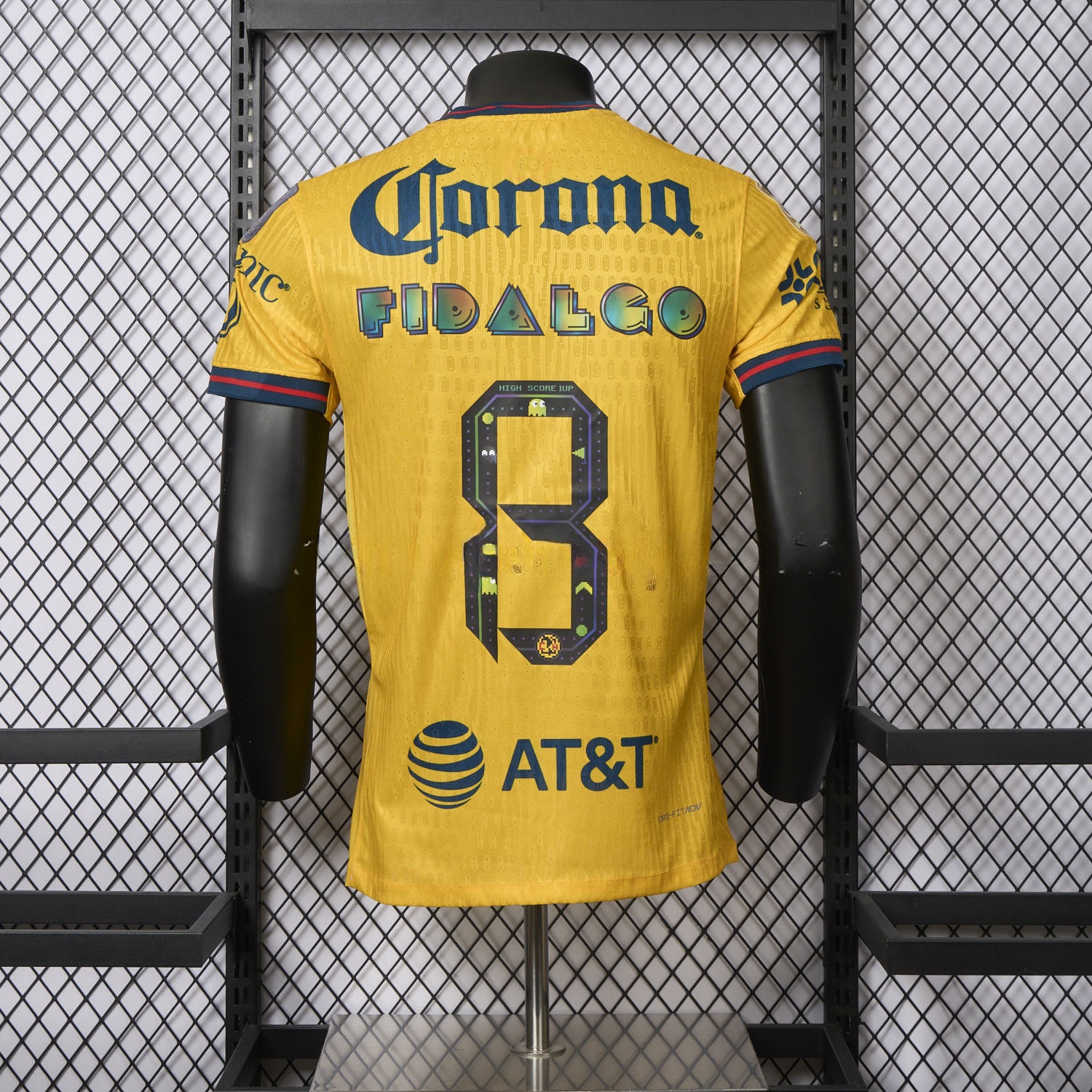 【Pac-Man Version】Club América 24-25 Home Jersey - Player Version - ReplicasJersey