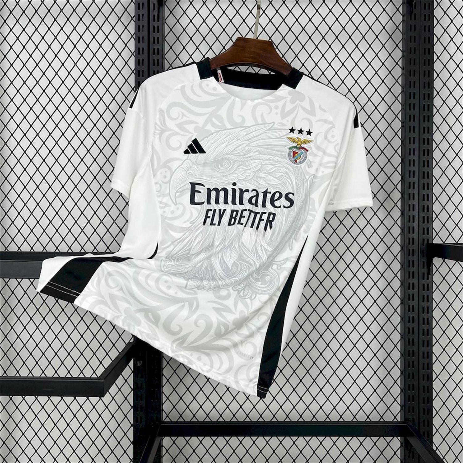 Benfica 24-25 White Concept Jersey - Fans Version - ReplicasJersey