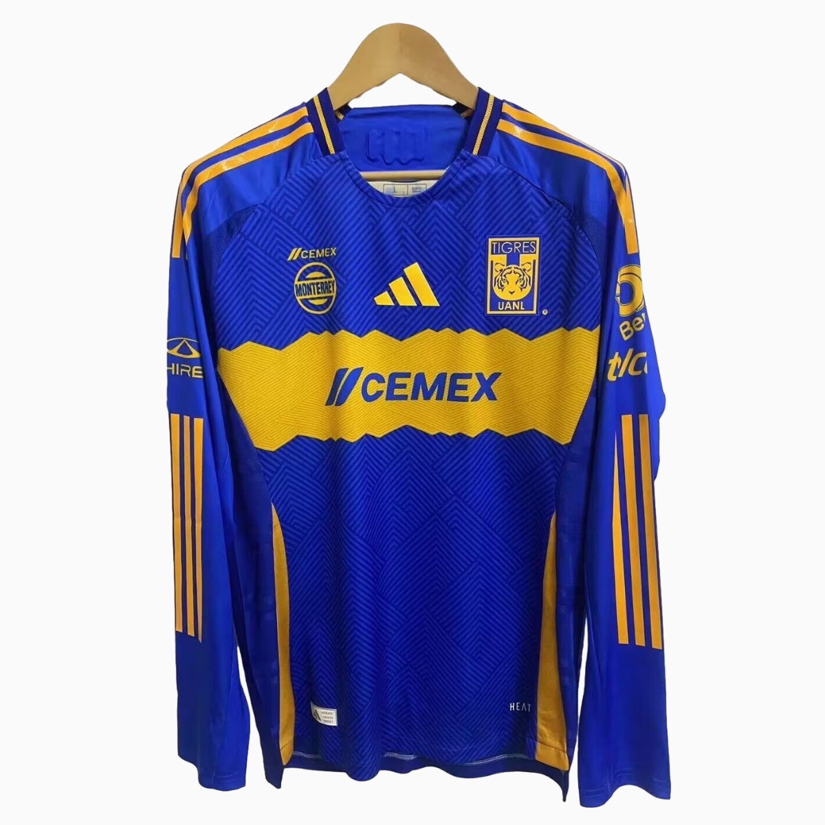 Tigres UANL 24-25 Away Long Sleeves Jersey - Player Version - ReplicasJersey