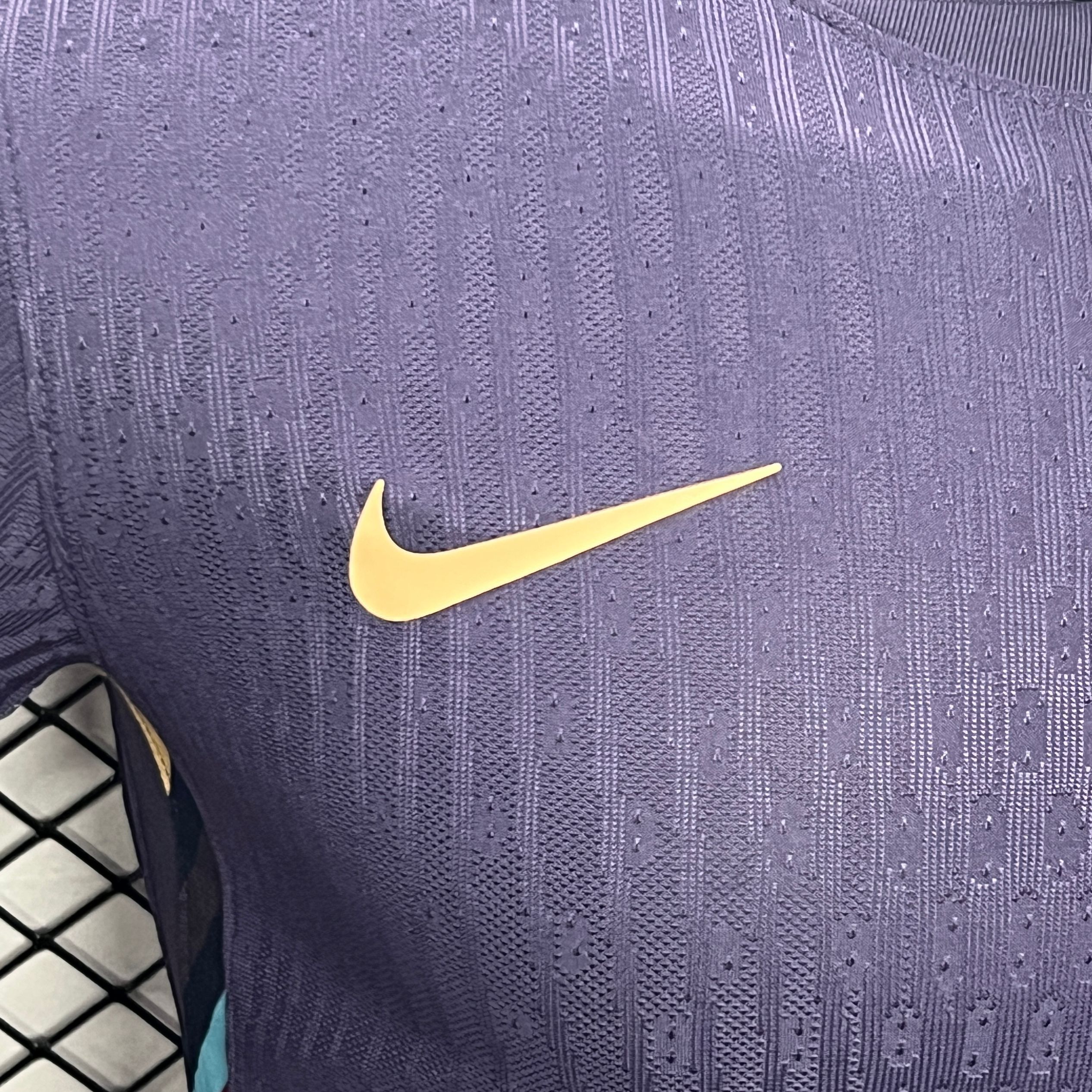 England 2024 Away Long Sleeve Jersey - Player Version - ReplicasJersey