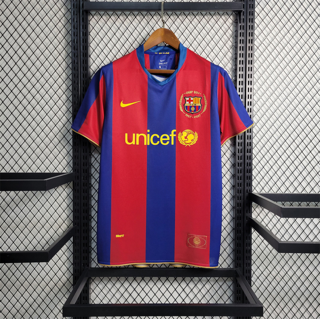 B.A.R.S.A Retro 07-08 Home Stadium Jersey - ReplicasJersey