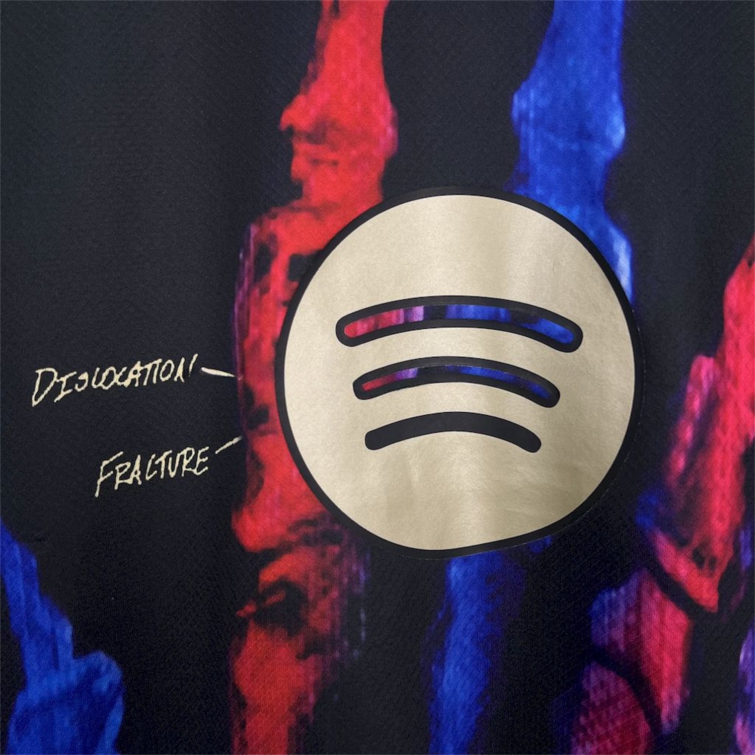 B.A.R.S.A 25-26 Red & Blue Palm Black Jersey - Fans Version - ReplicasJersey