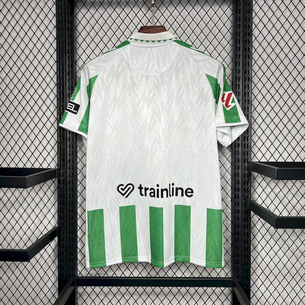 Real Betis 24-25 Home Stadium Jersey with New Sponsor - Fans Version - ReplicasJersey