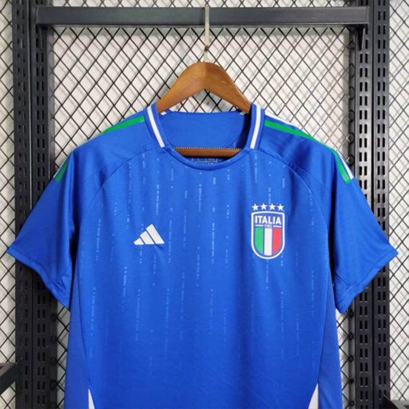 Italy 2024 Home Stadium Jersey - Fans Version - ReplicasJersey