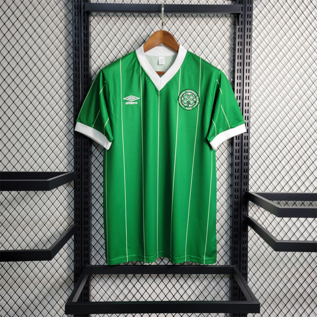 Retro Celtic 1984-86 Home Stadium Jersey - ReplicasJersey