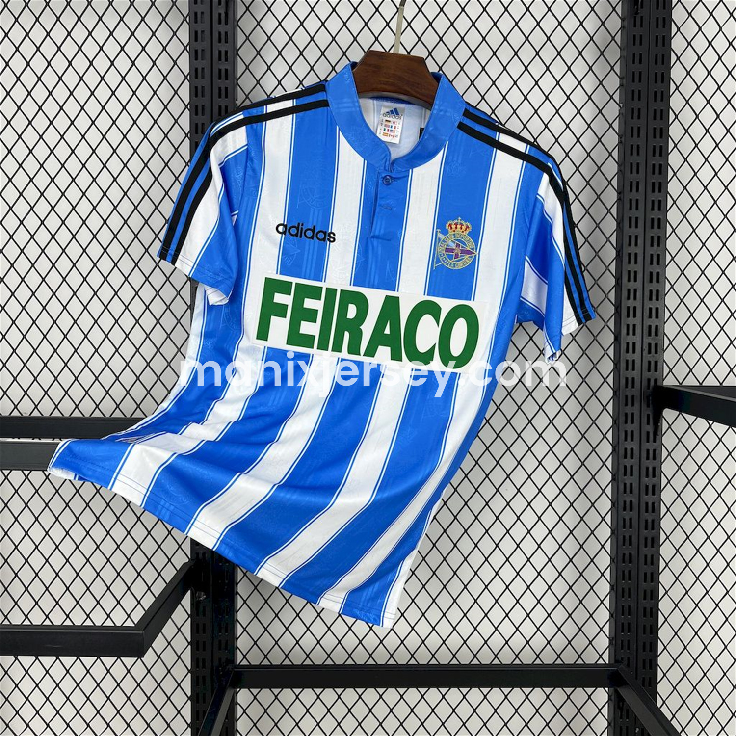 Retro Deportivo de La Coruña 1997-98 Home Jersey - ReplicasJersey