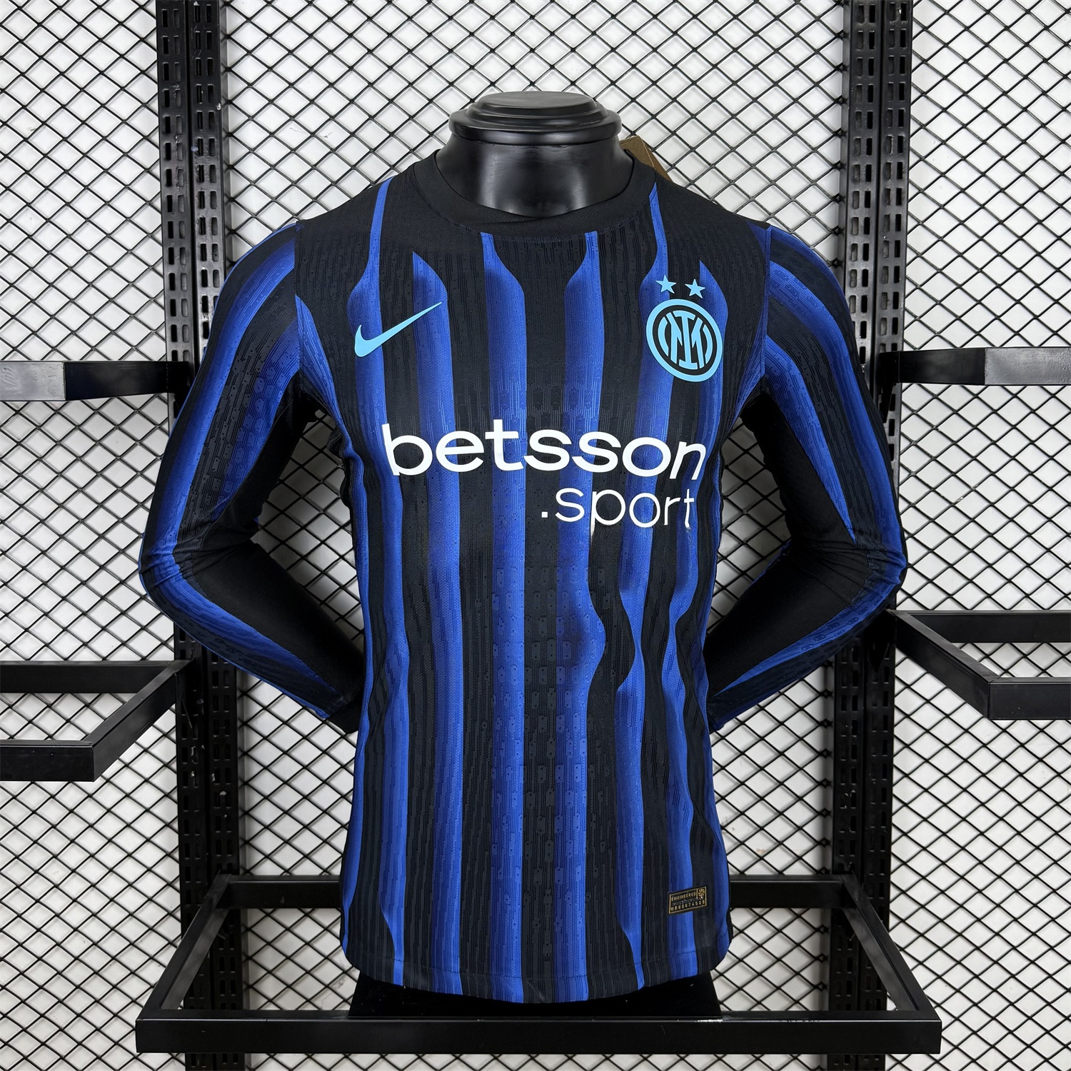 Inter Milan 2025-26 Home Long Sleeves Jersey - Player Version - ReplicasJersey