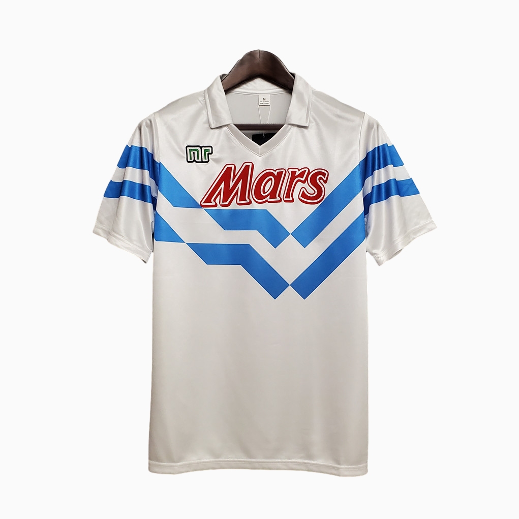 Retro Napoli 1988-89 Away Stadium Jersey - ReplicasJersey