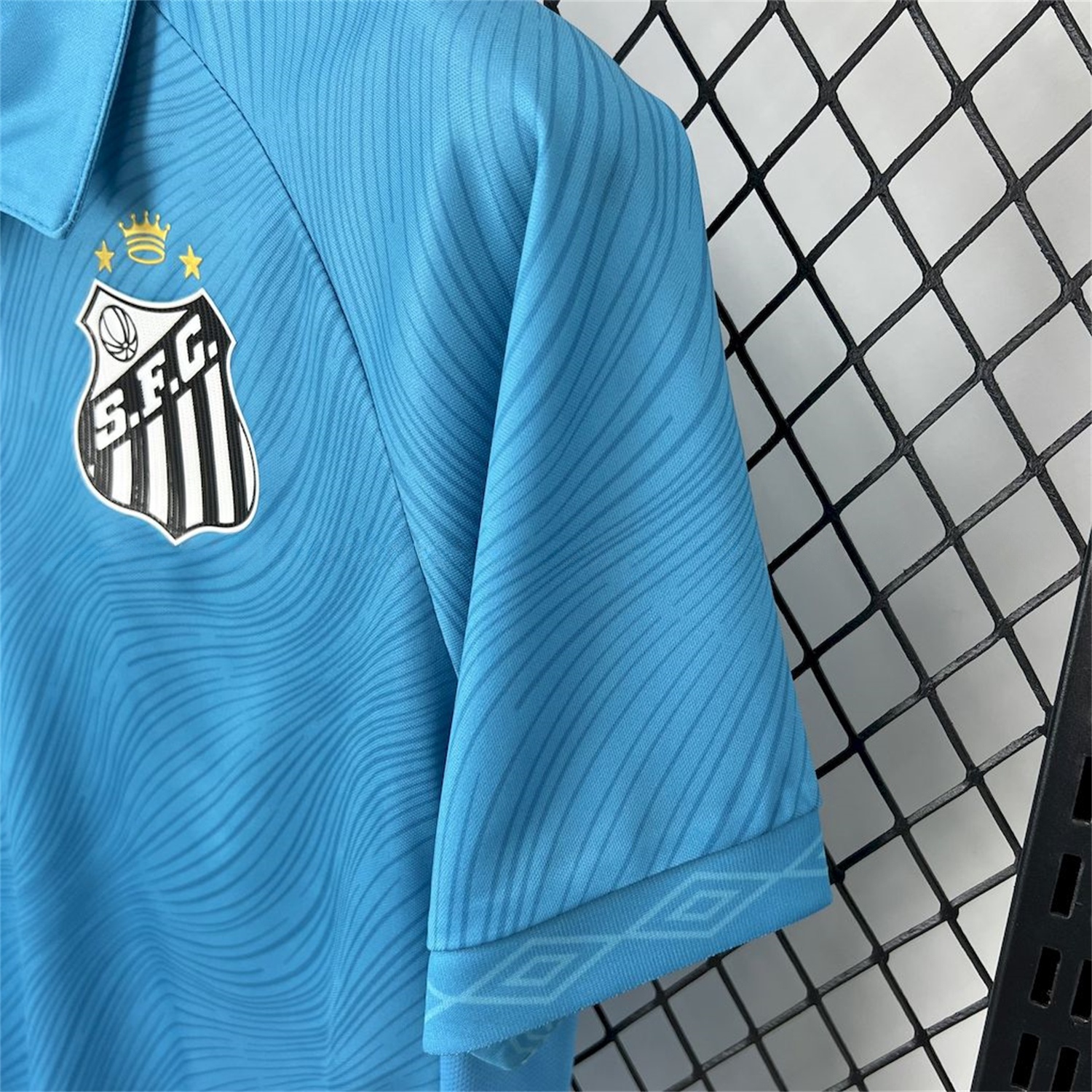 Santos 25-26 Third Blue Unsponsored Jersey - Fans Version - ReplicasJersey