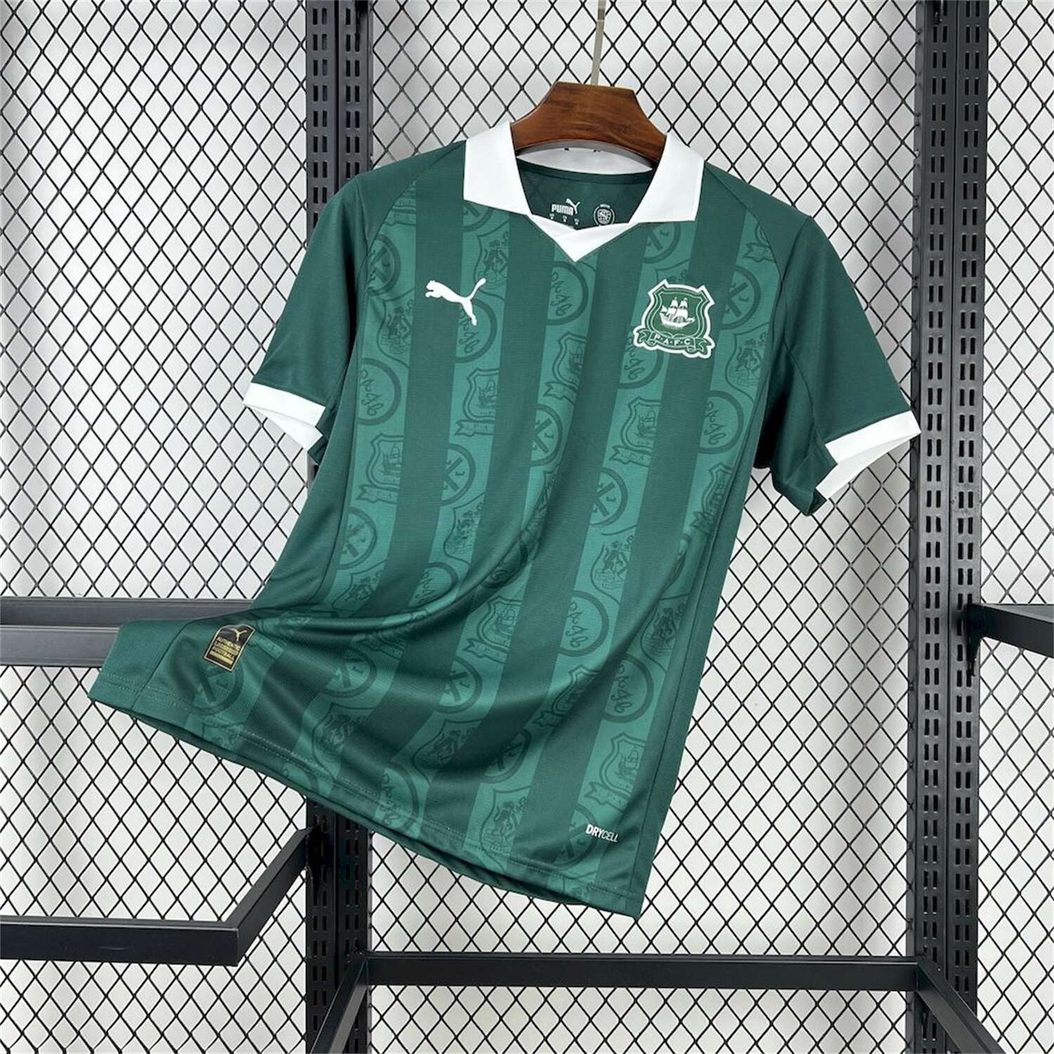 Plymouth Argyle 25-26 Home Unsponsored Jersey - Fans Version - ReplicasJersey