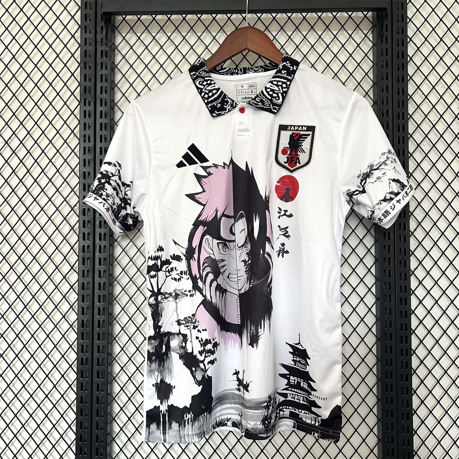 Japan 25-26 Naruto & Sasuke Special Edition Jersey - Fans Version - ReplicasJersey