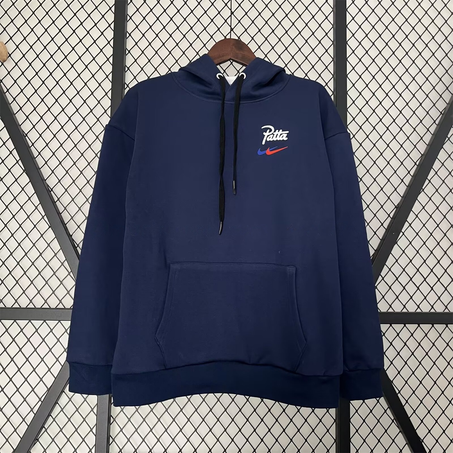 B.A.R.S.A x Patta 25-26 Blue Unisex Pullover Hoodie - ReplicasJersey