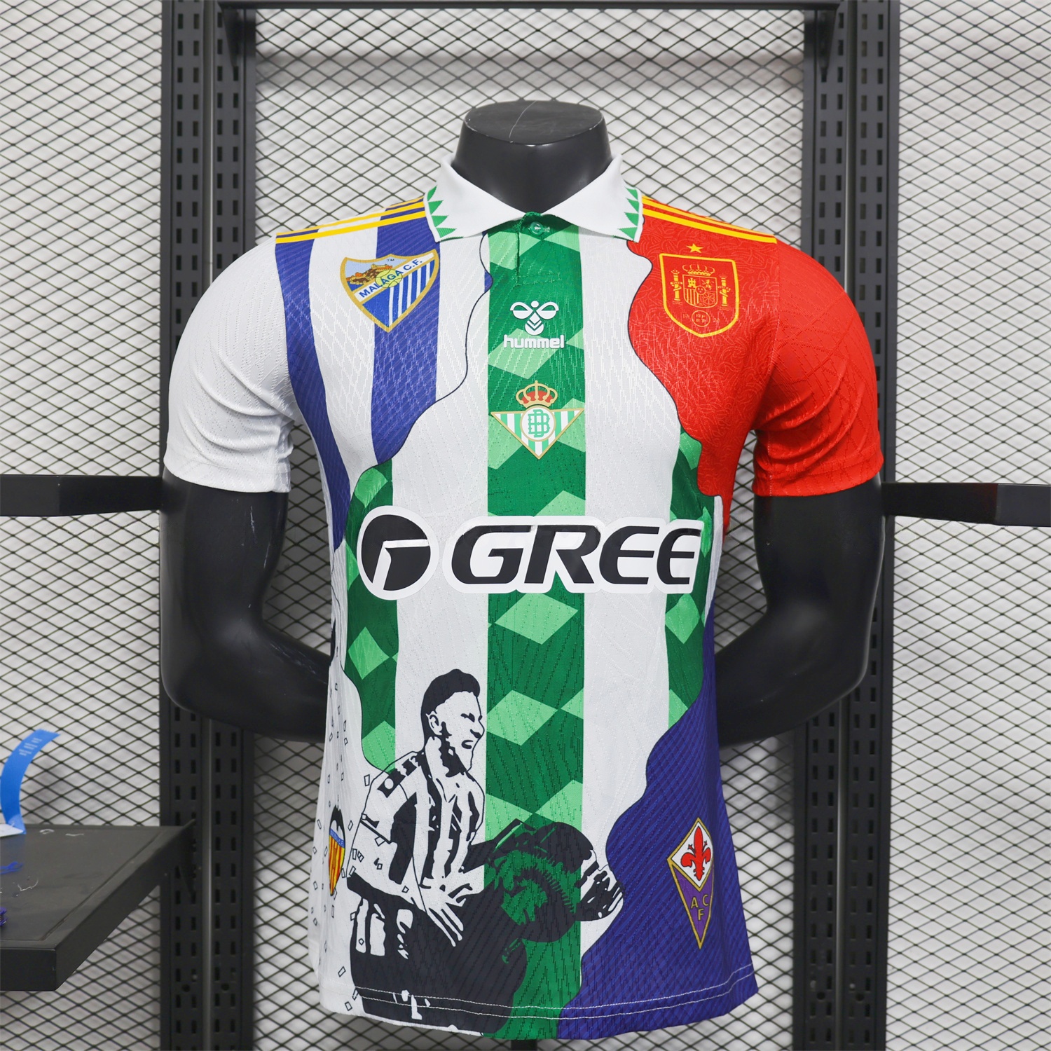 Joaquín 25-26 Career Commemorative Jersey - Player Version - Real Betis Spain Malaga Fiorentina - ReplicasJersey