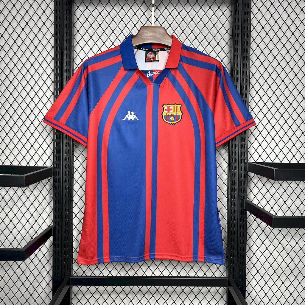 B.A.R.S.A Retro 1997-98 European Home Jersey - ReplicasJersey