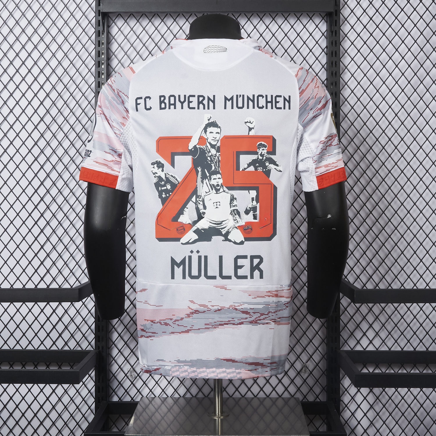 【MÜLLER 25 Pattern】Bayern Munich 25-26 Away Jersey - Player Version - ReplicasJersey